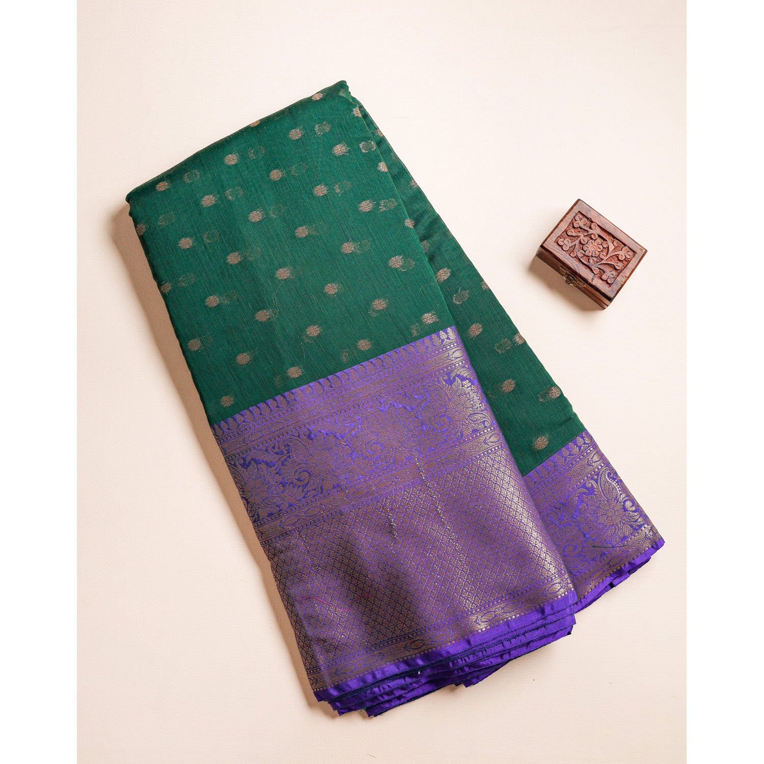 NARAYANPET COTTON SILK BORDER FABRIC