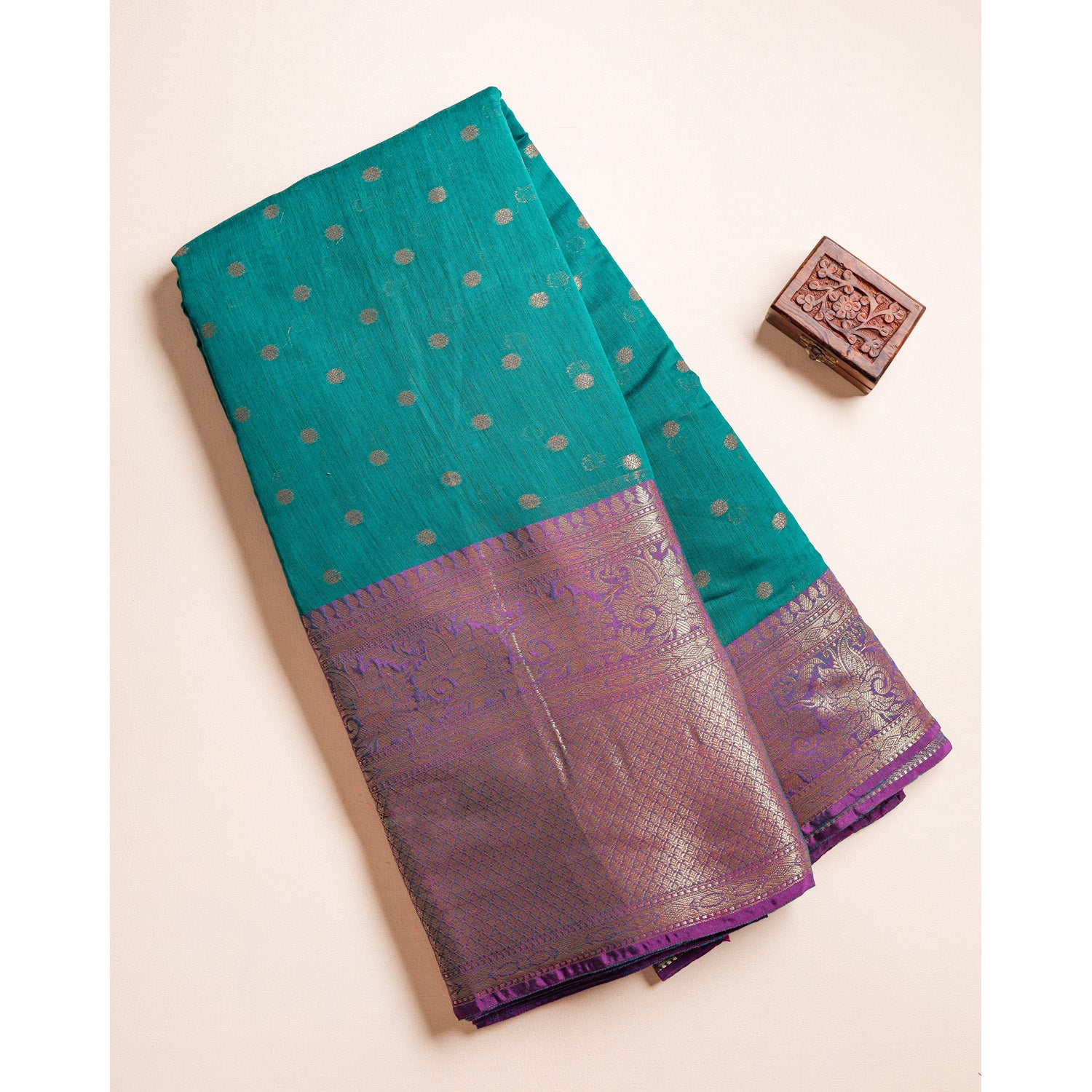NARAYANPET COTTON SILK BORDER FABRIC