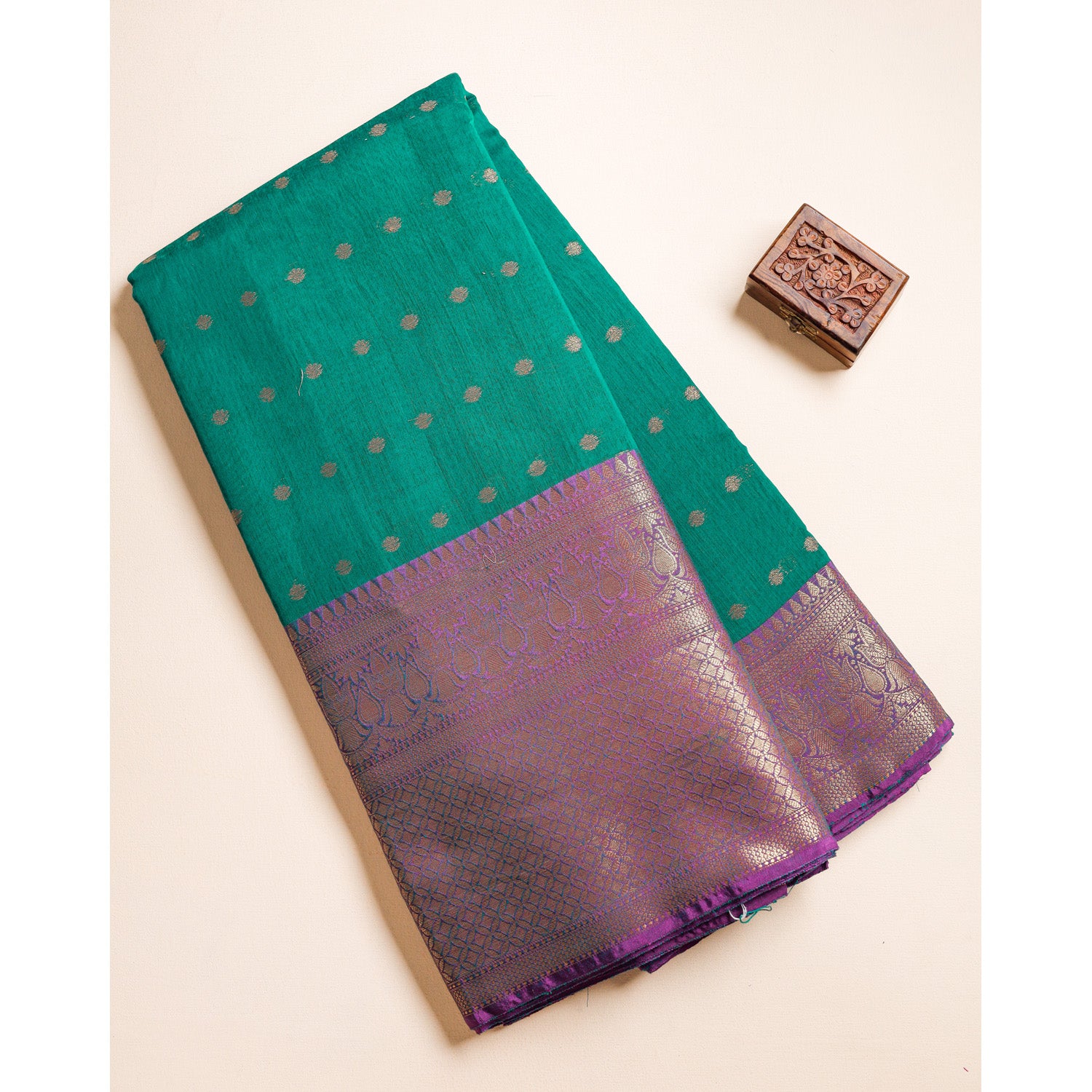 NARAYANPET COTTON SILK BORDER FABRIC