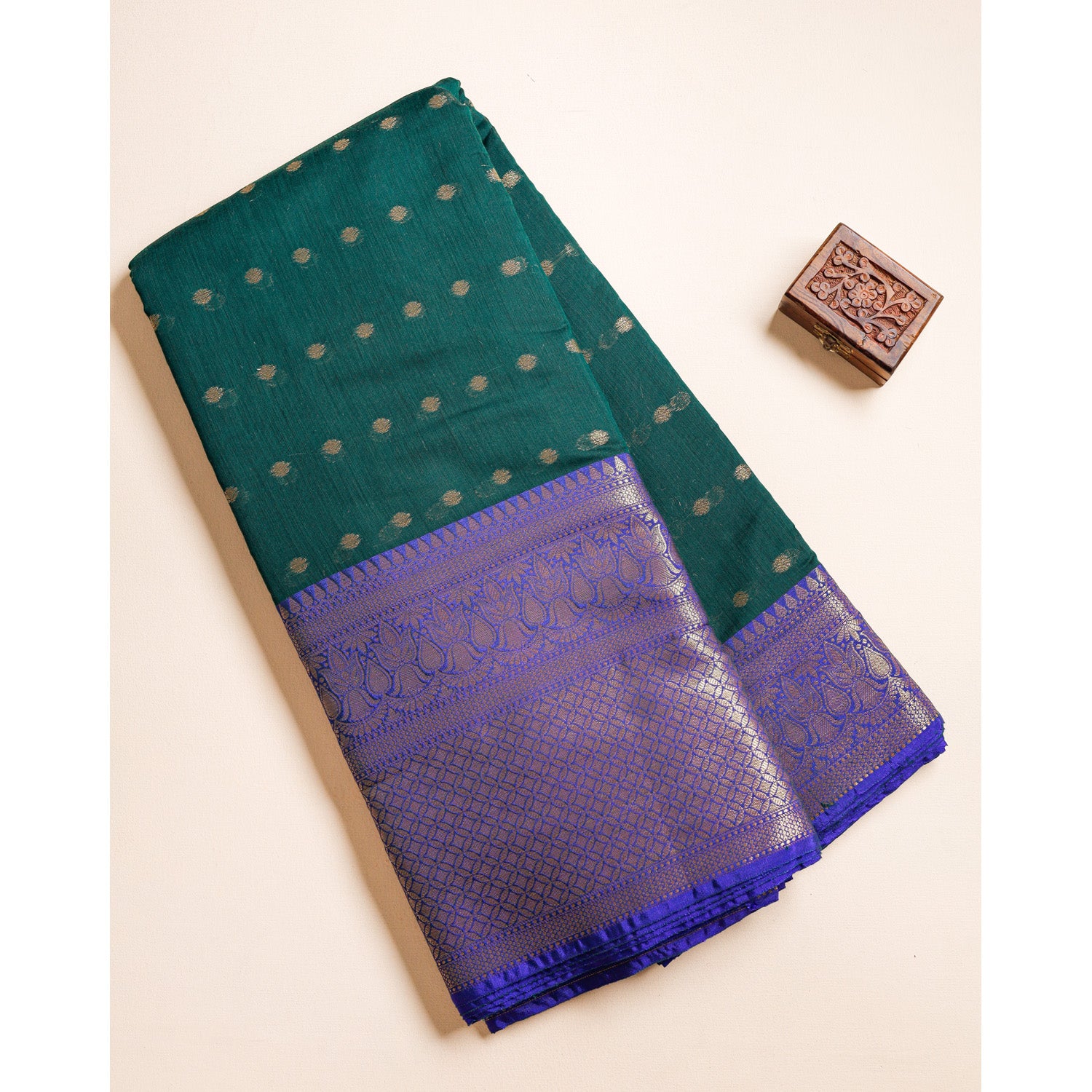 NARAYANPET COTTON SILK BORDER FABRIC