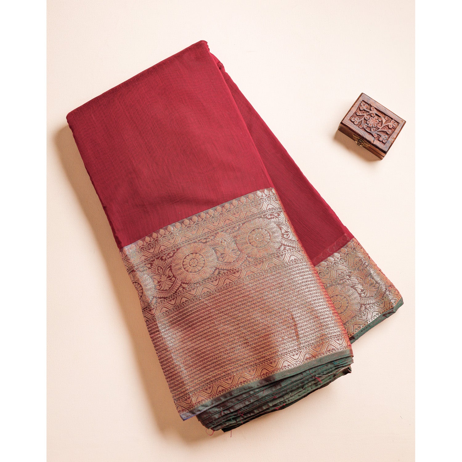 NARAYANPET COTTON SILK BORDER FABRIC