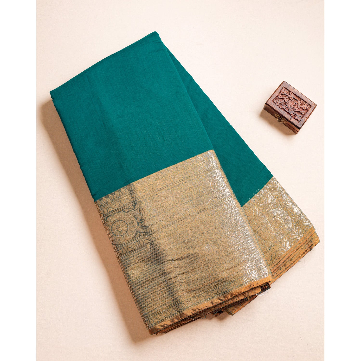 NARAYANPET COTTON SILK BORDER FABRIC