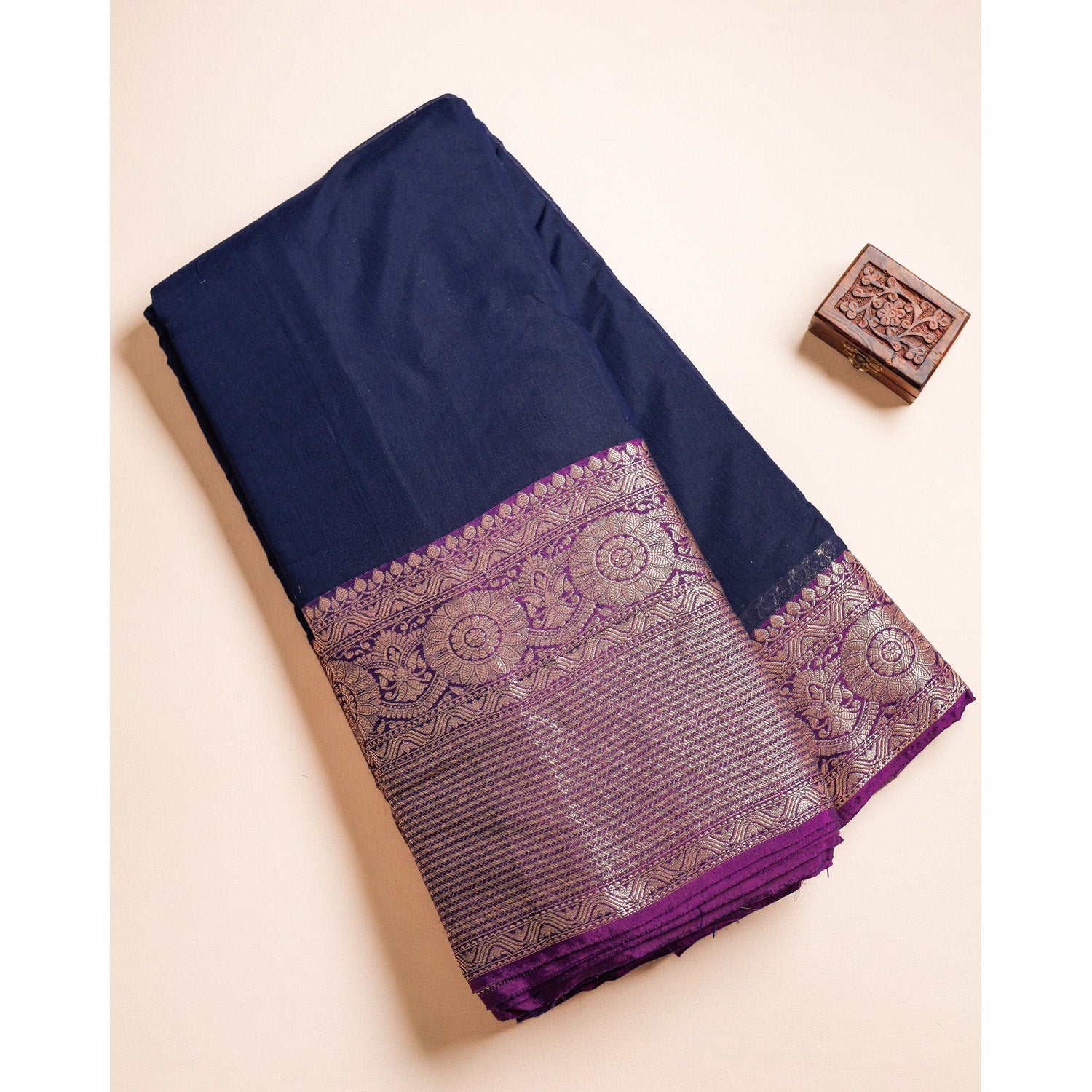 NARAYANPET COTTON SILK BORDER FABRIC