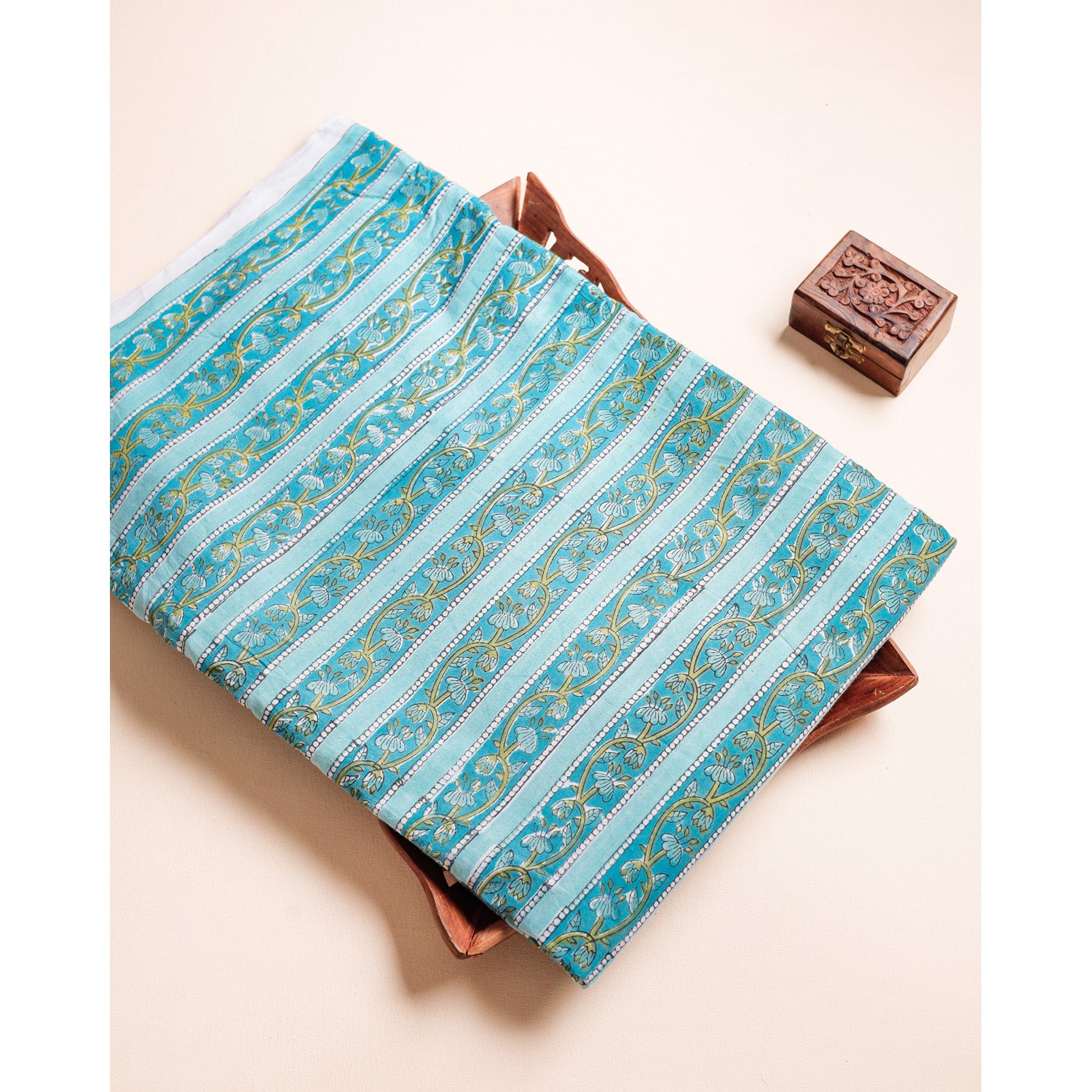 PURE COTTON HANDBLOCK PRINTED FABRIC