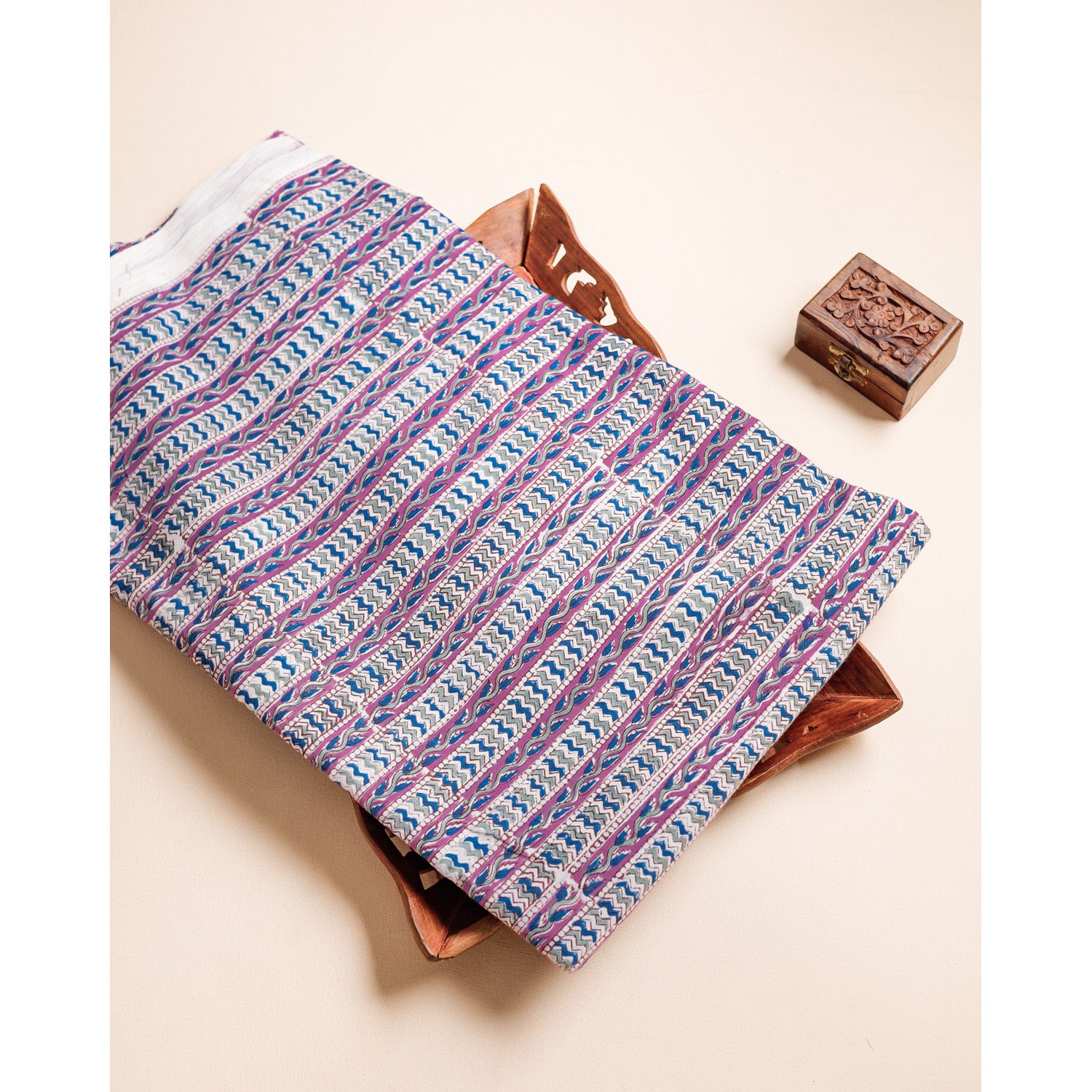 PURE COTTON HANDBLOCK PRINTED FABRIC