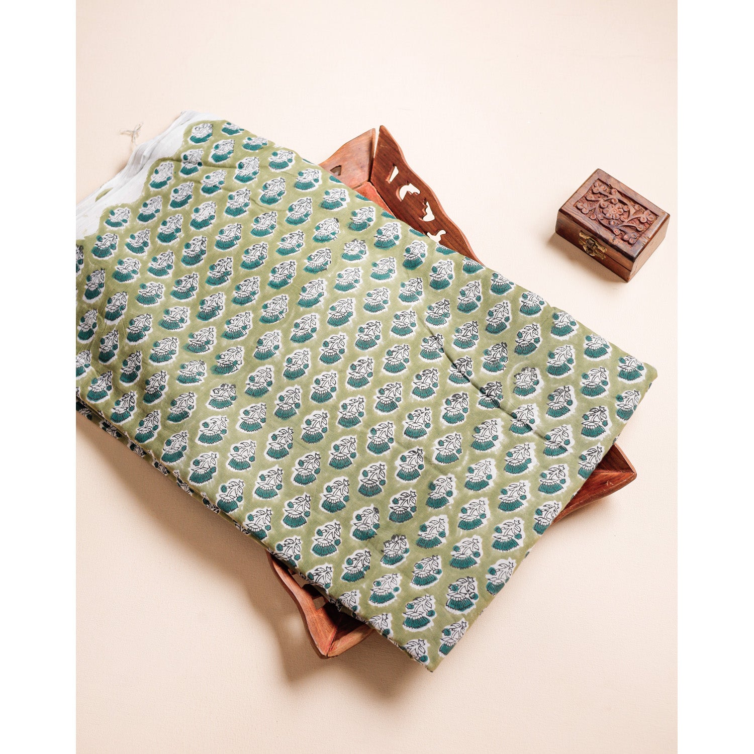 PURE COTTON HANDBLOCK PRINTED FABRIC