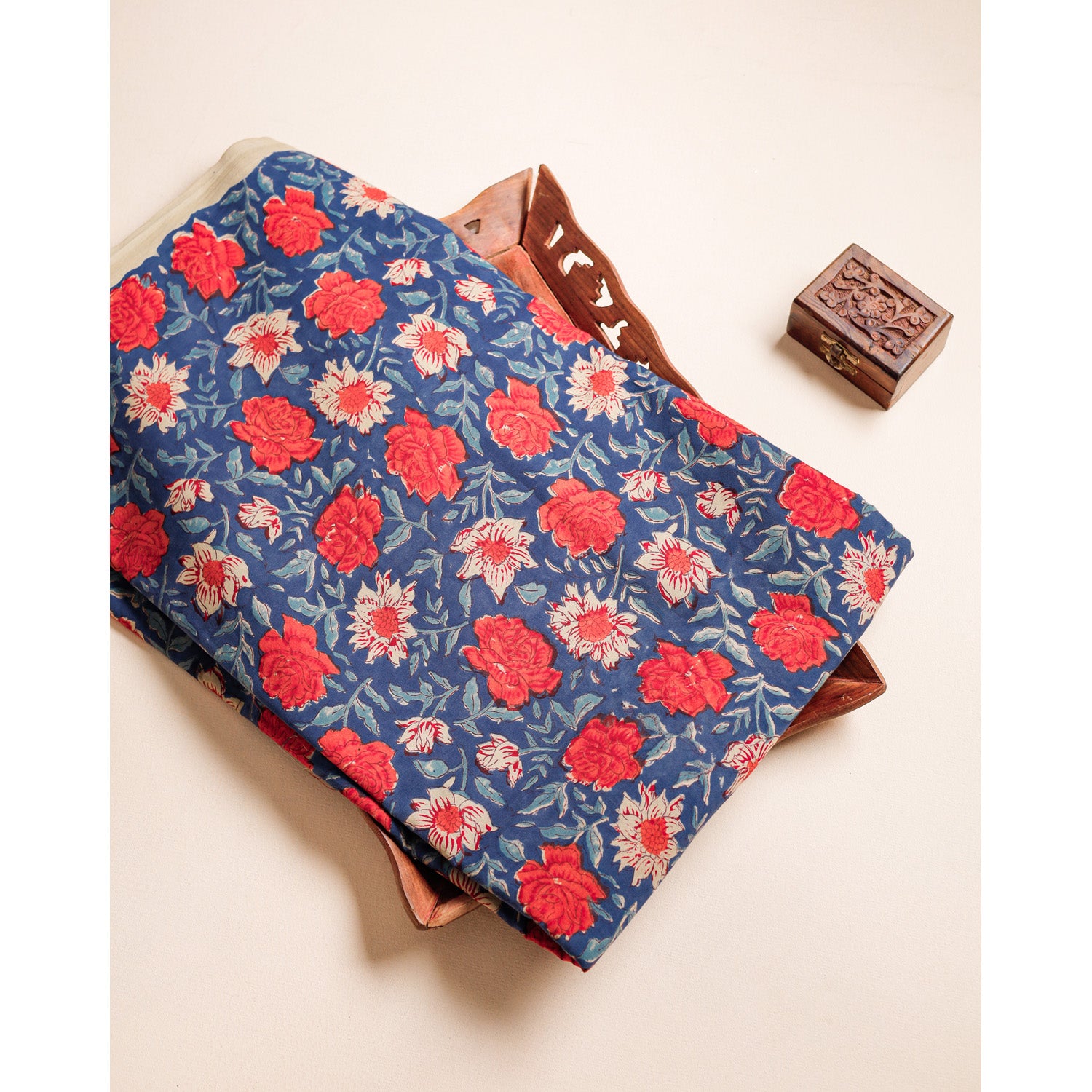 PURE COTTON HANDBLOCK PRINTED FABRIC