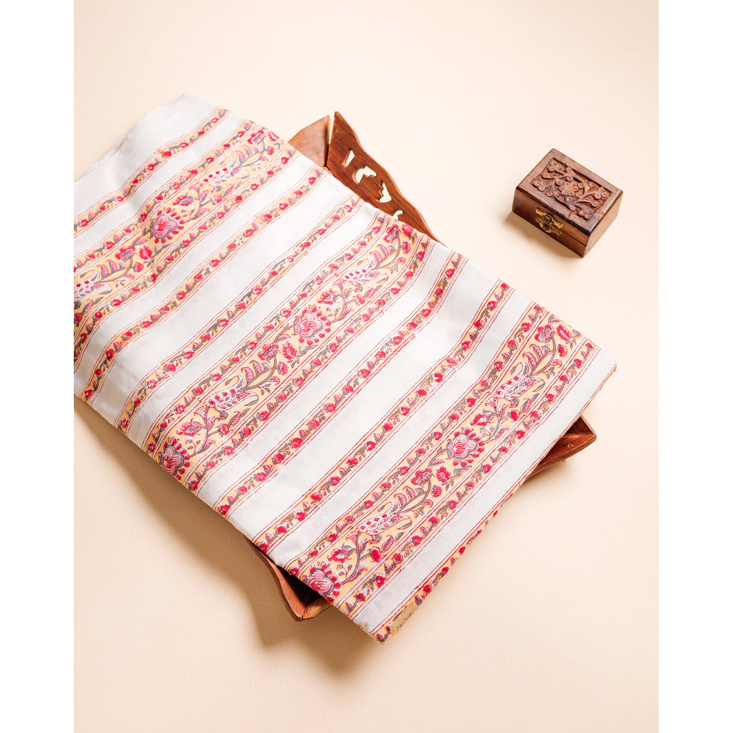 PURE COTTON HANDBLOCK PRINTED FABRIC