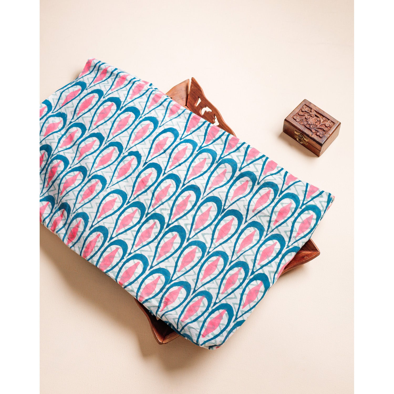 PURE COTTON HANDBLOCK PRINTED FABRIC
