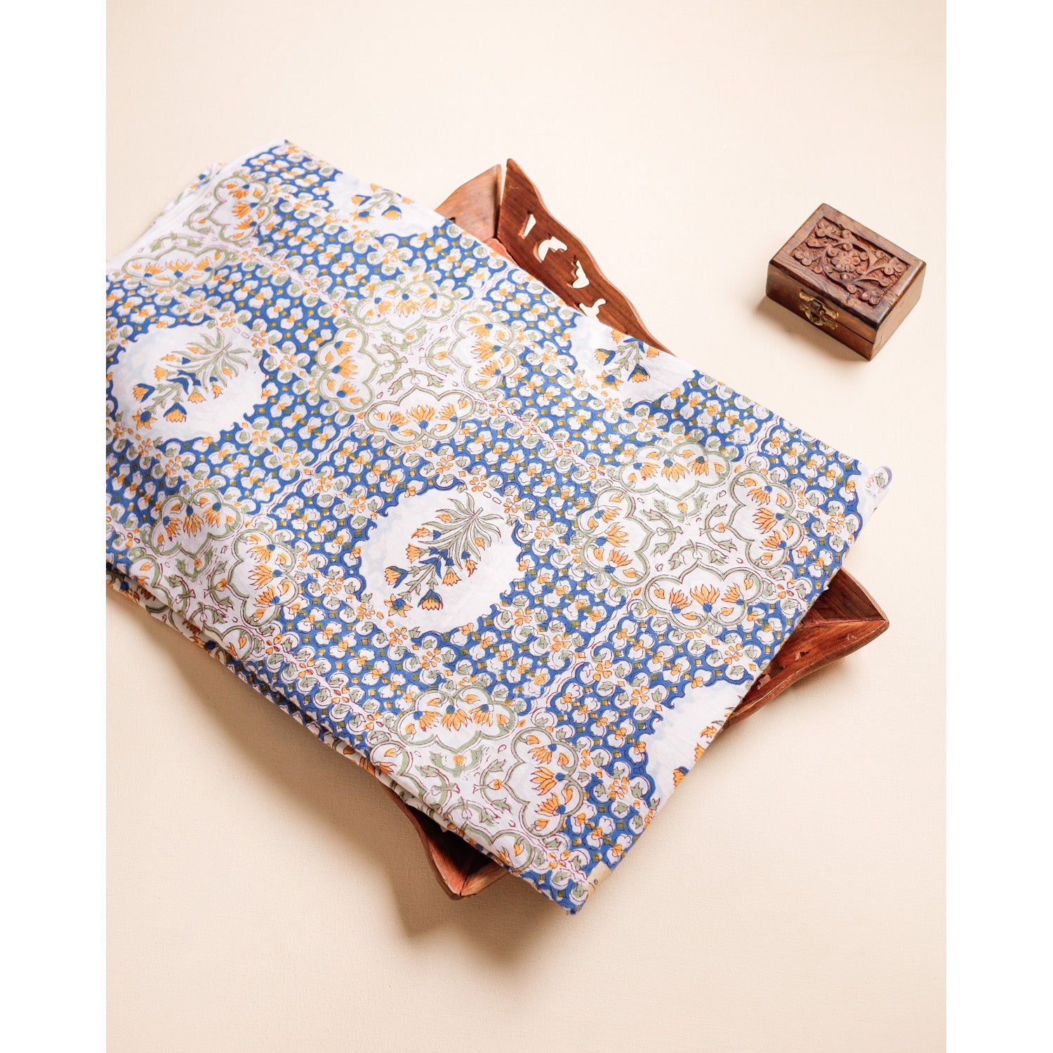 PURE COTTON HANDBLOCK PRINTED FABRIC