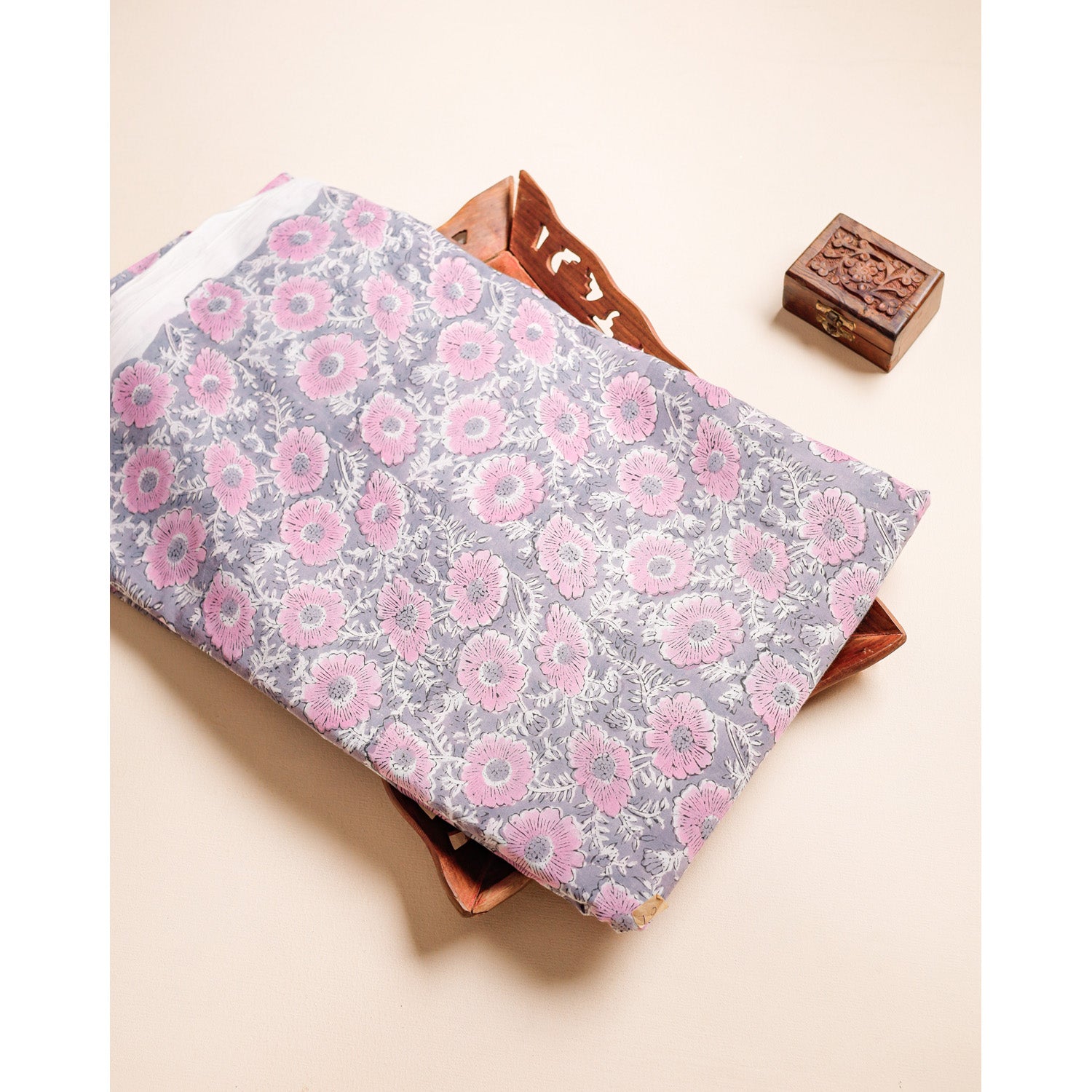 PURE COTTON HANDBLOCK PRINTED FABRIC