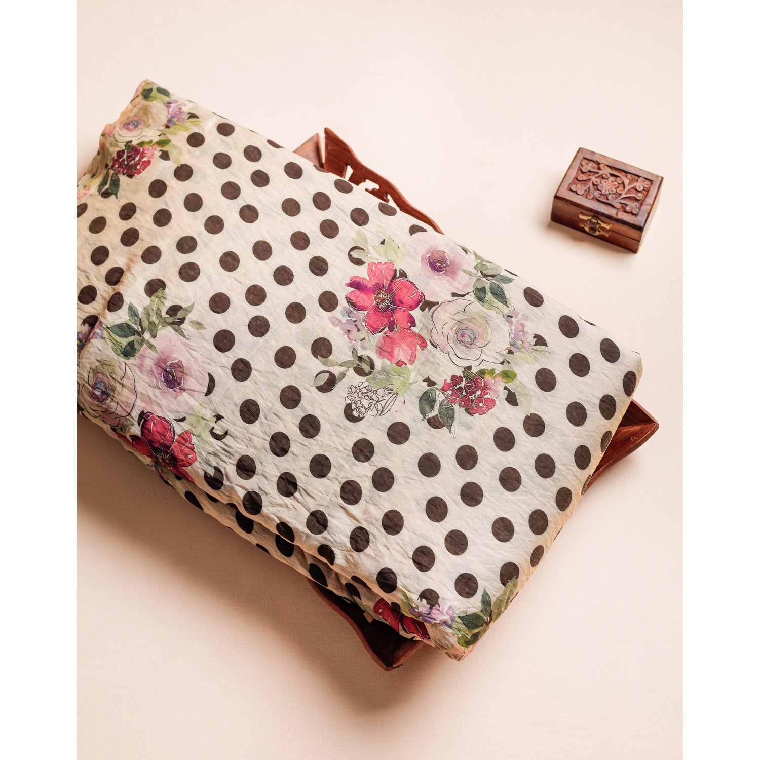 MOGRA CHANDERI PRINTED FABRIC