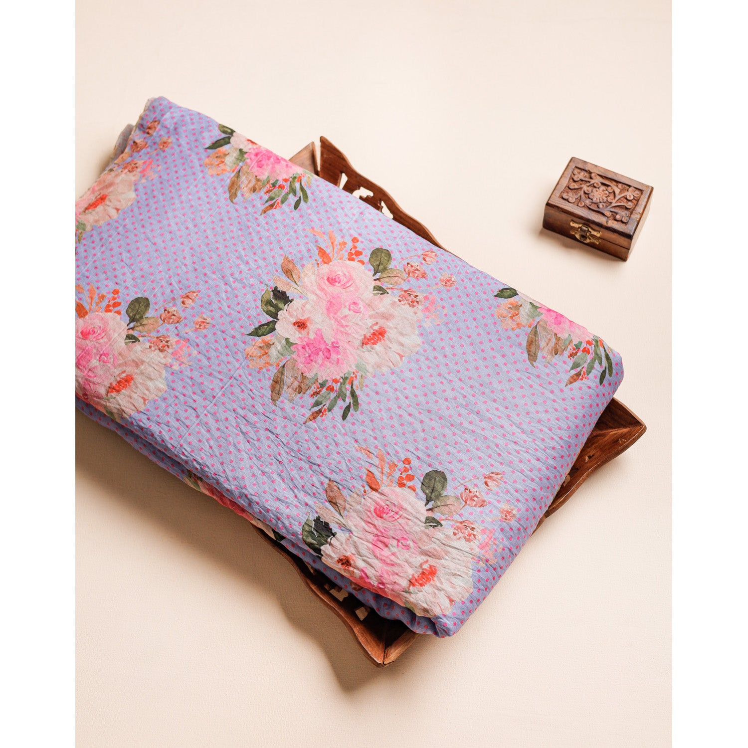 MOGRA CHANDERI PRINTED FABRIC