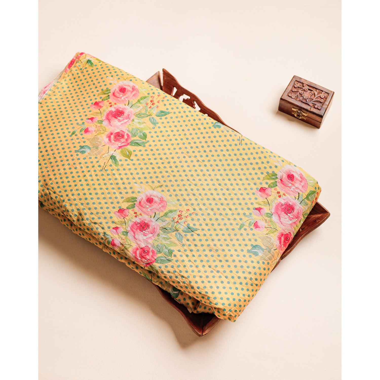 MOGRA CHANDERI PRINTED FABRIC