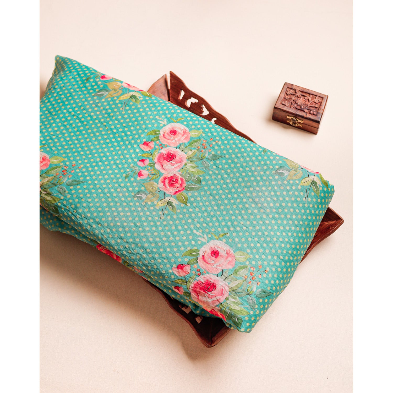 MOGRA CHANDERI PRINTED FABRIC