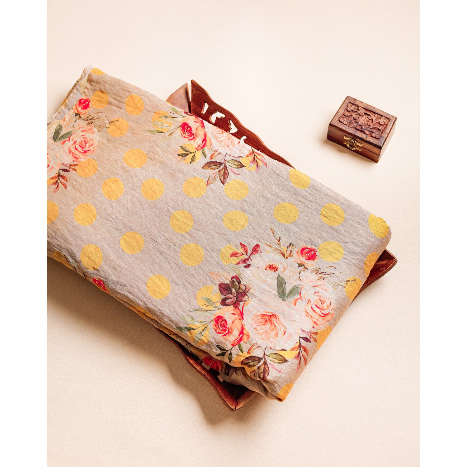 MOGRA CHANDERI PRINTED FABRIC