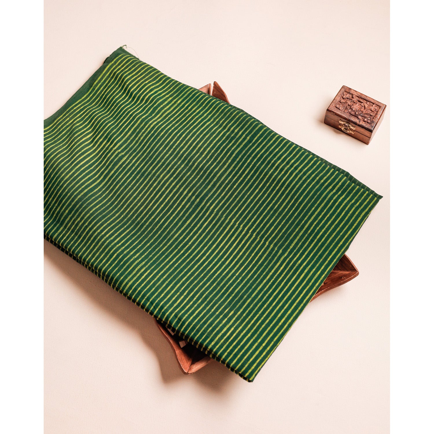 COTTON NATURAL DYE HANDBLOCK PRINTED FABRIC