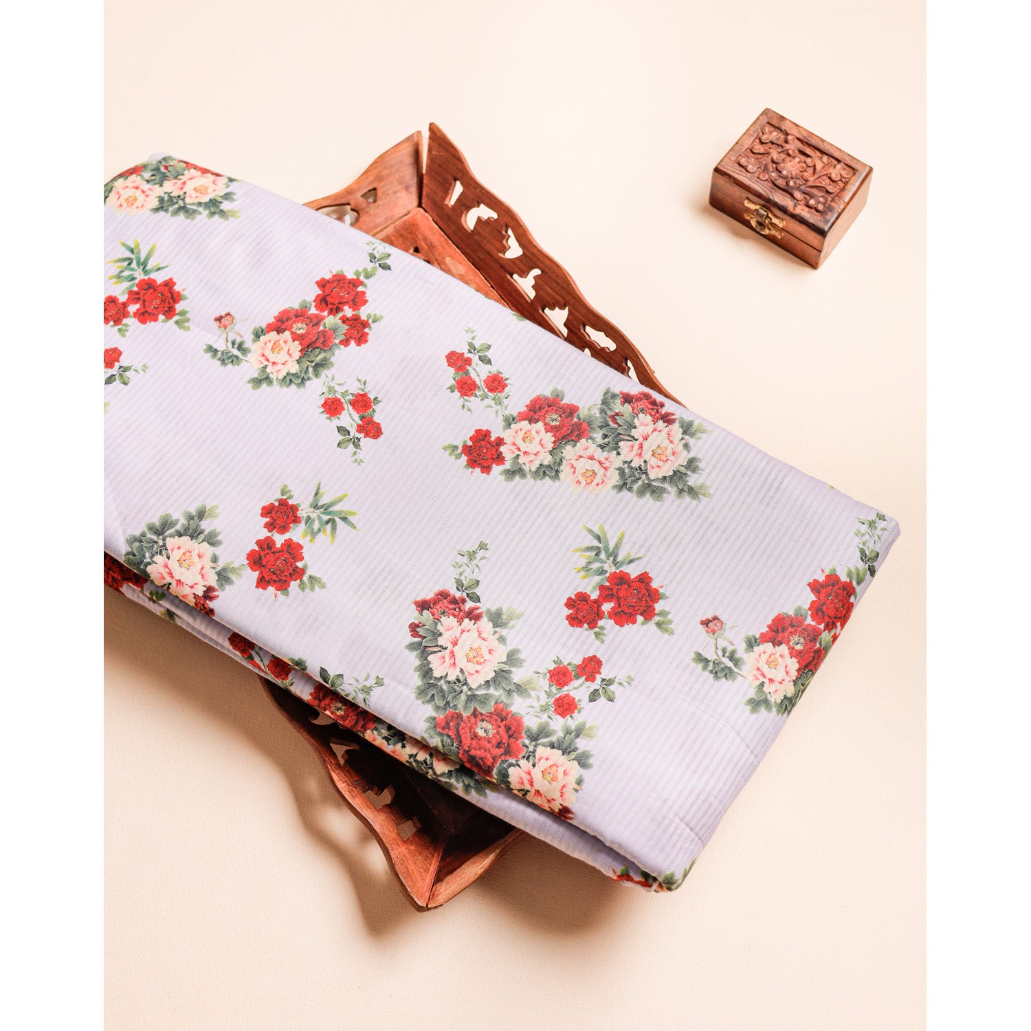 PURE COTTON DOBBY DIGITAL PRINTED FABRIC