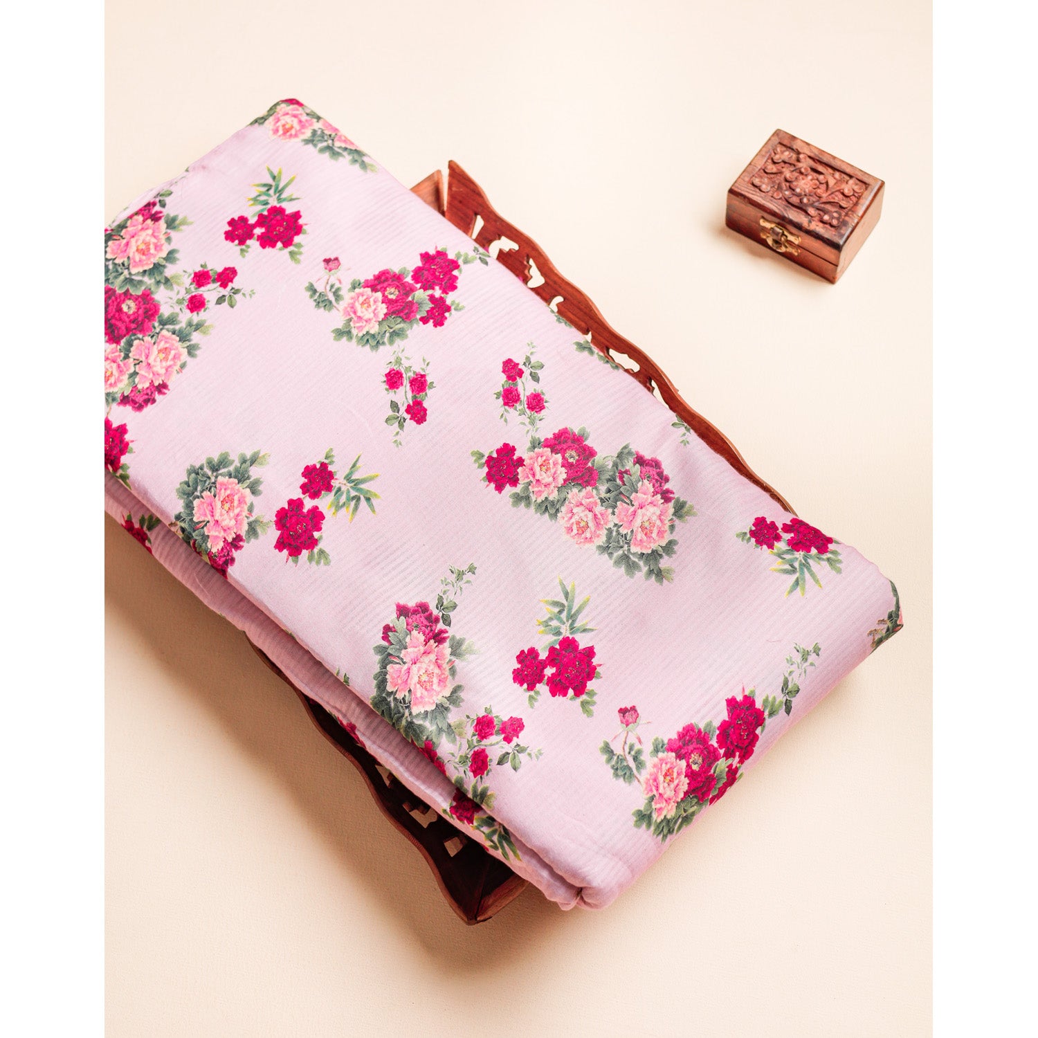 PURE COTTON DOBBY DIGITAL PRINTED FABRIC
