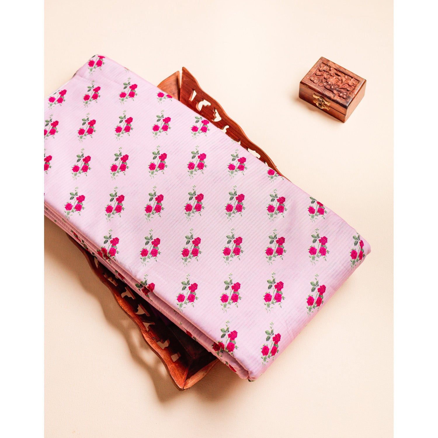 PURE COTTON DOBBY DIGITAL PRINTED FABRIC