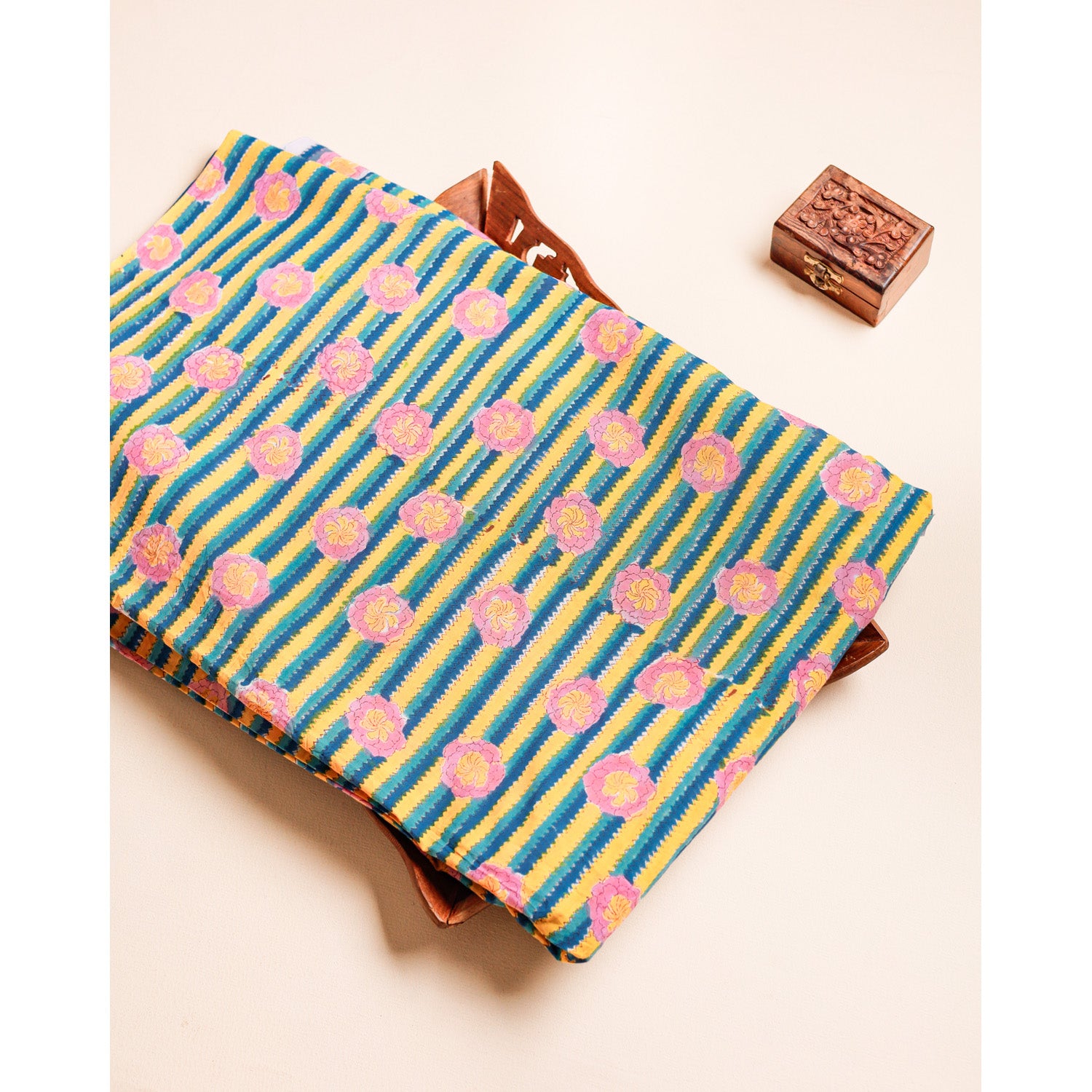 COTTON HANDBLOCK PRINTED FABRIC