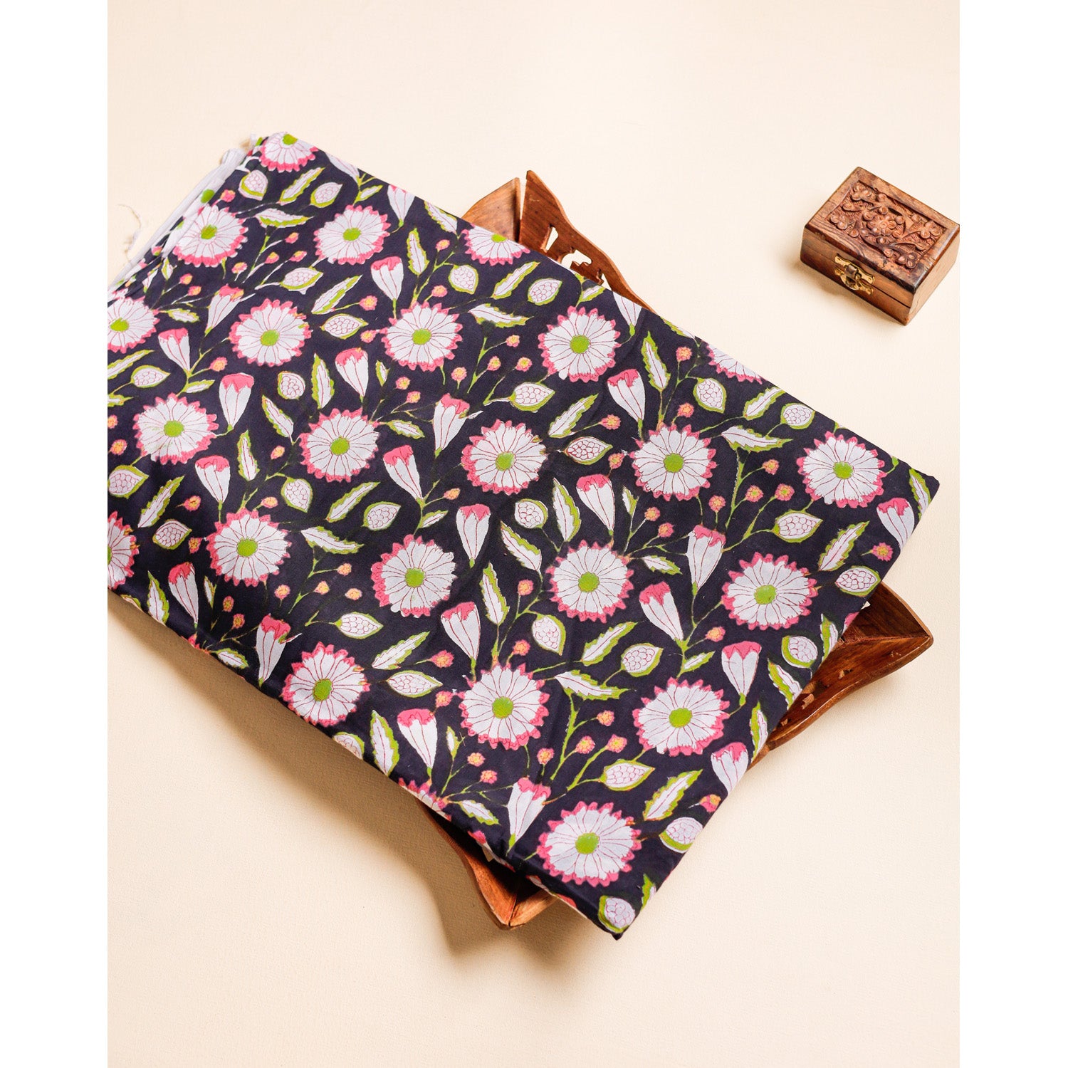 COTTON HANDBLOCK PRINTED FABRIC