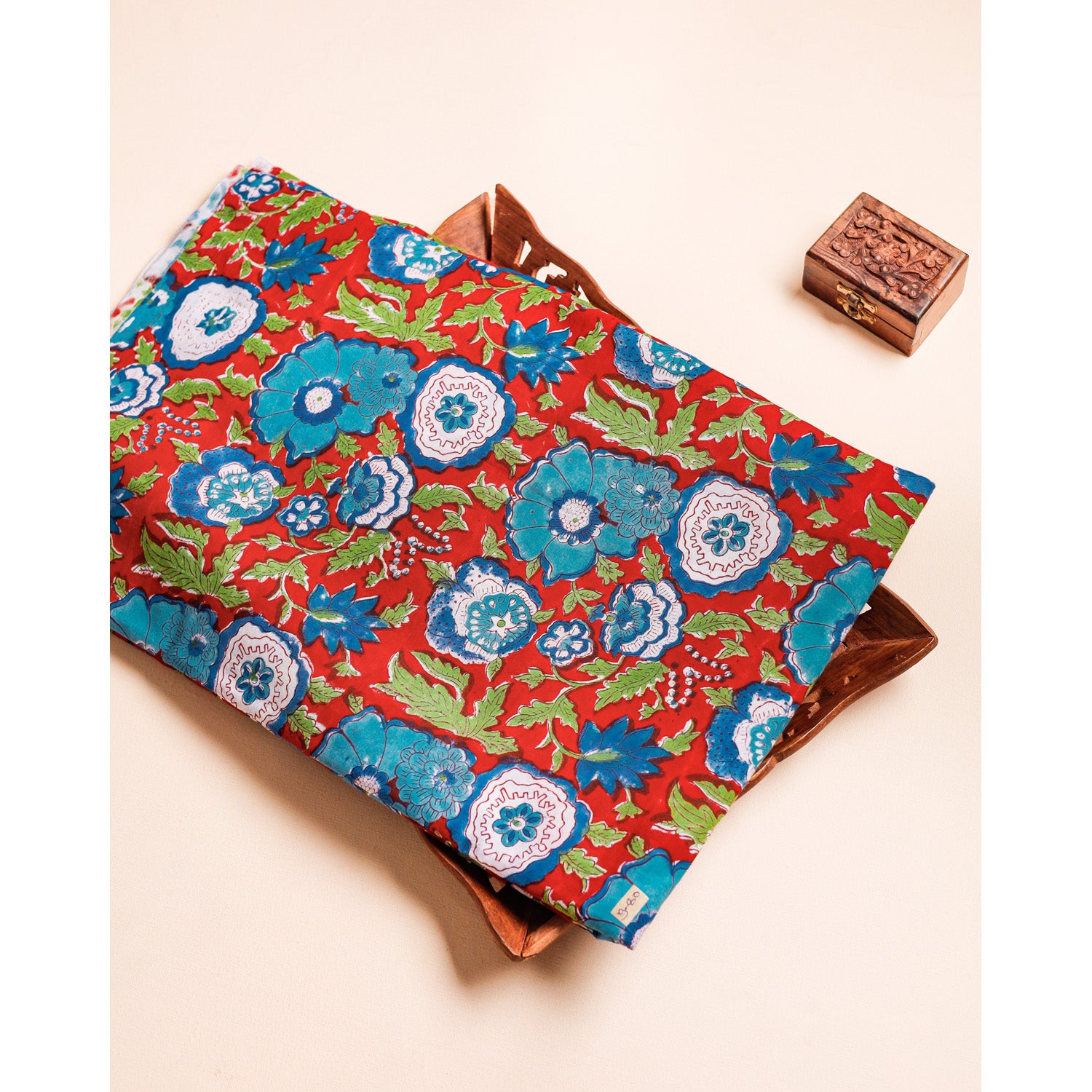 COTTON HANDBLOCK PRINTED FABRIC
