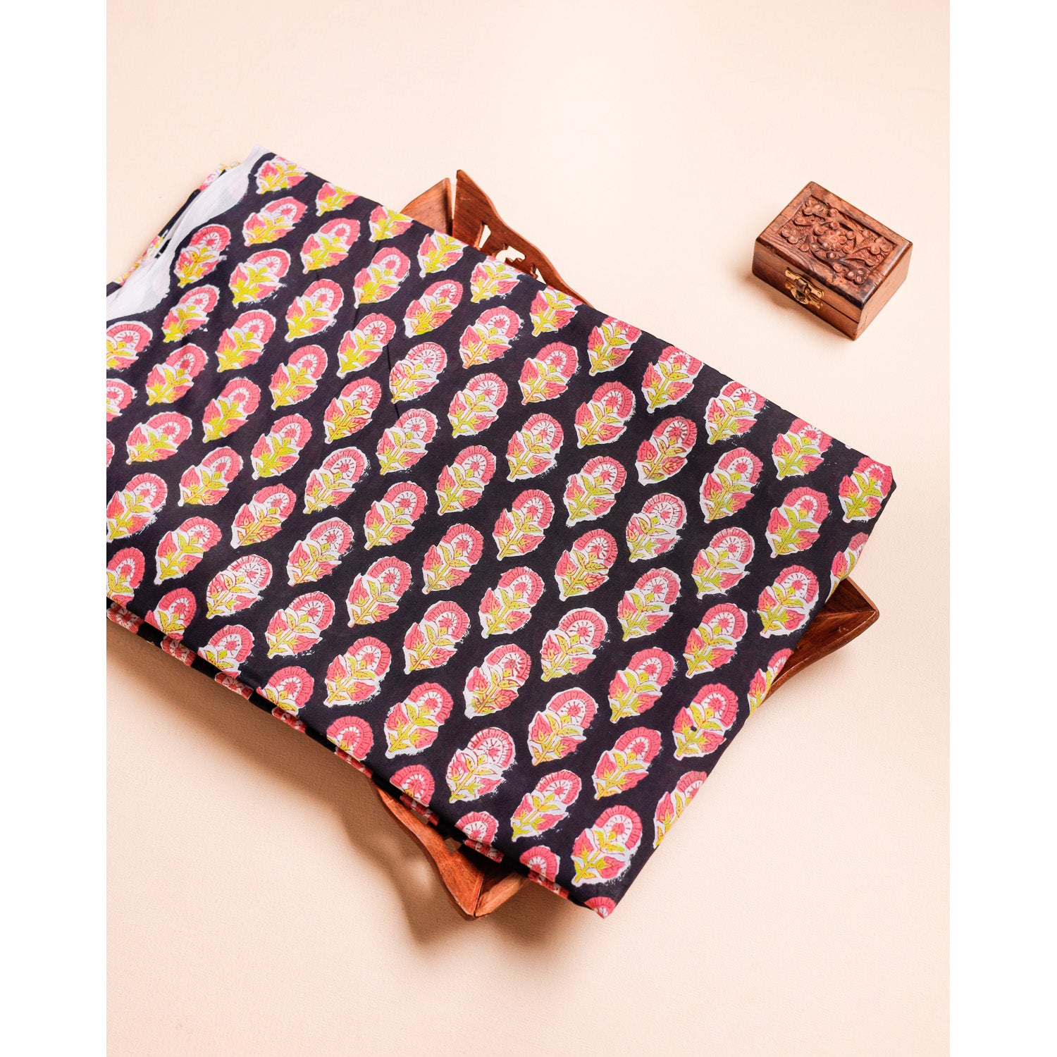 COTTON HANDBLOCK PRINTED FABRIC
