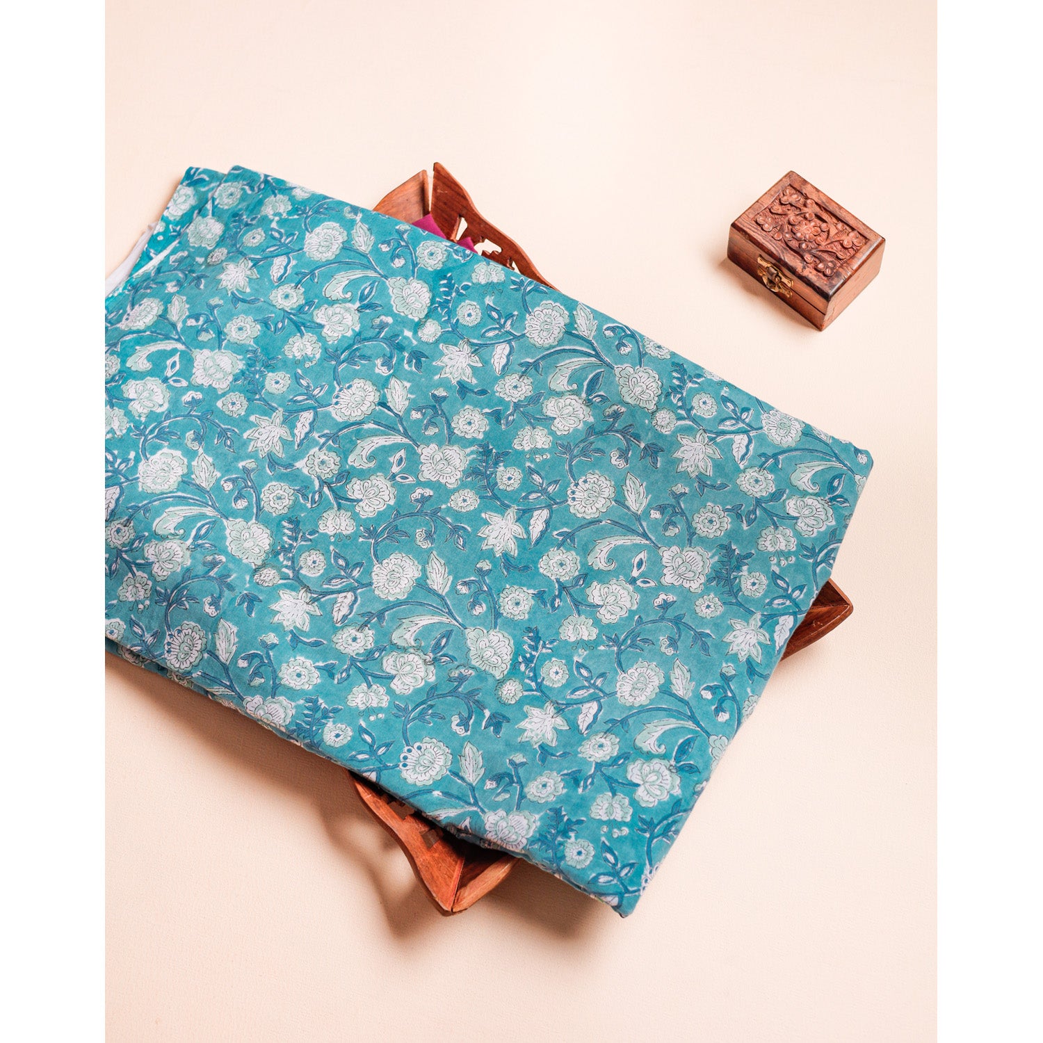 COTTON HANDBLOCK PRINTED FABRIC
