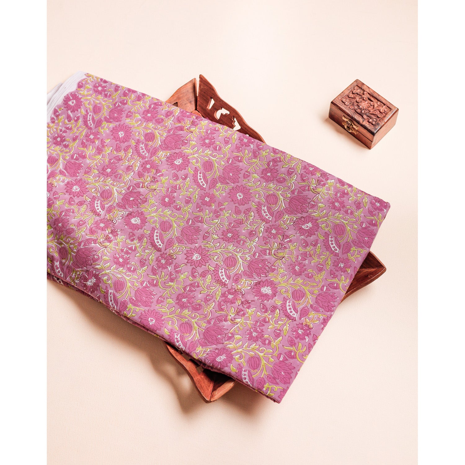 COTTON HANDBLOCK PRINTED FABRIC