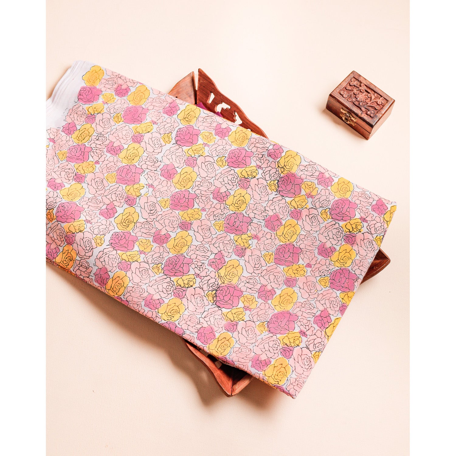 COTTON HANDBLOCK PRINTED FABRIC