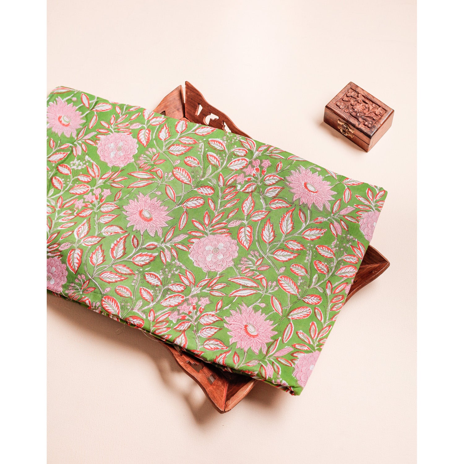 COTTON HANDBLOCK PRINTED FABRIC