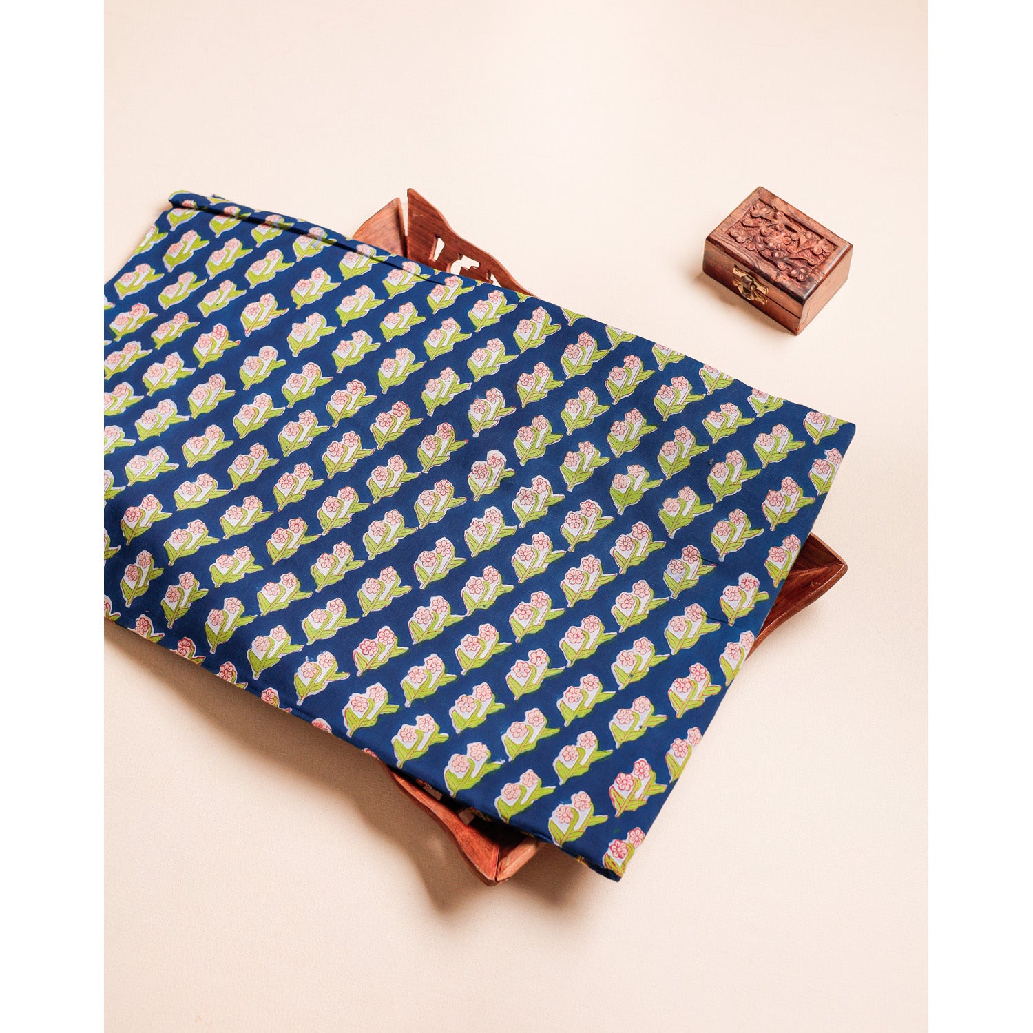 COTTON HANDBLOCK PRINTED FABRIC