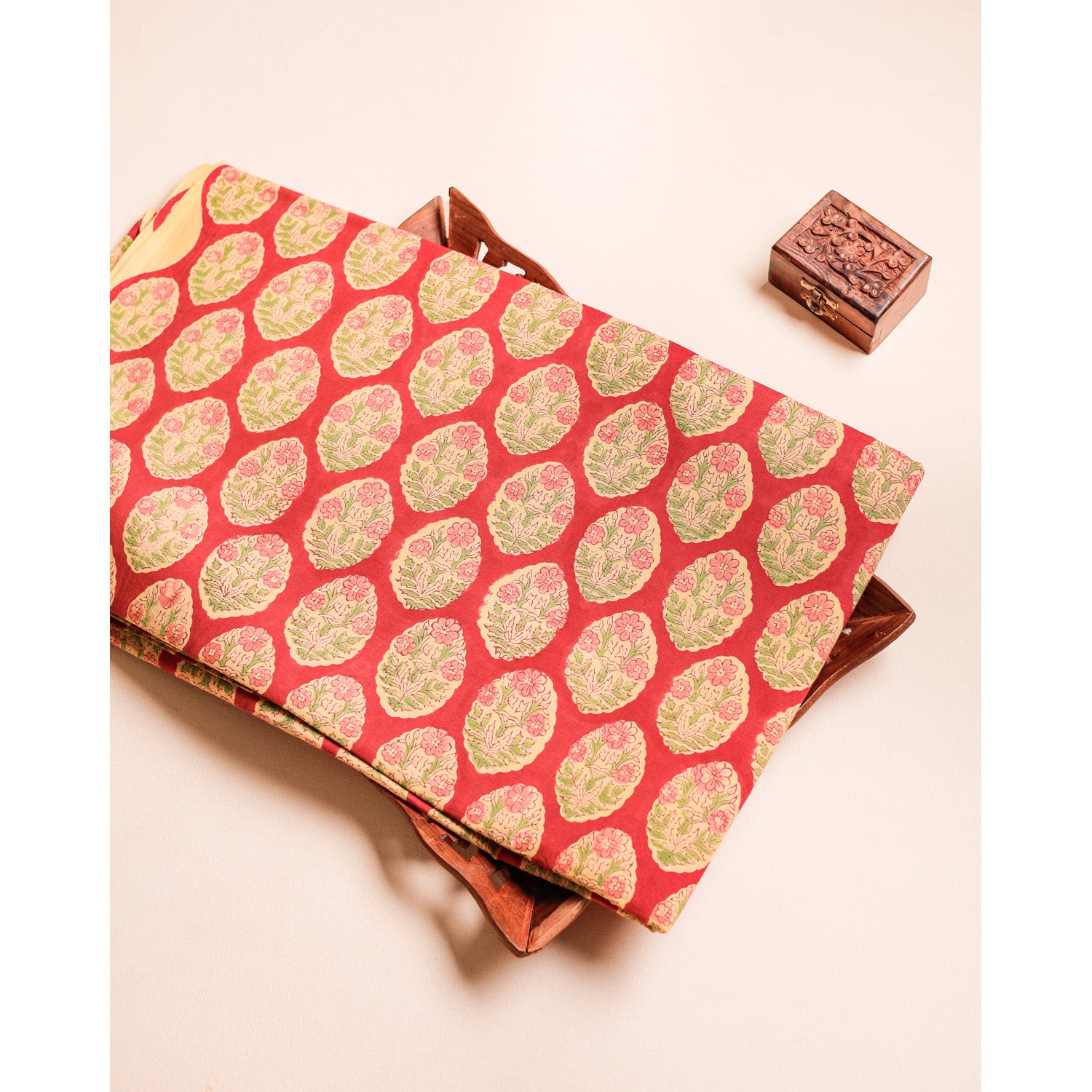 COTTON HANDBLOCK PRINTED FABRIC