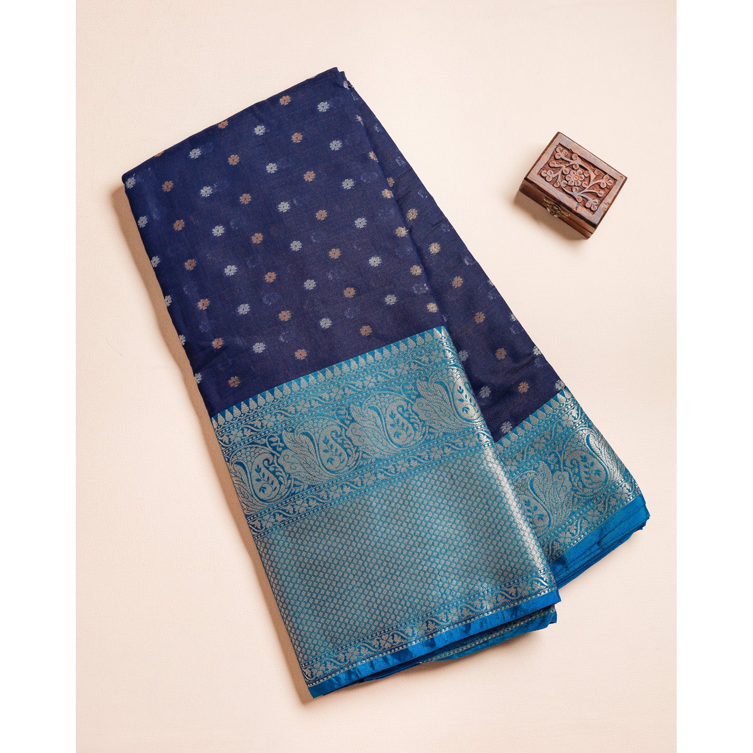 NARAYANPET COTTON SILK BORDER FABRIC