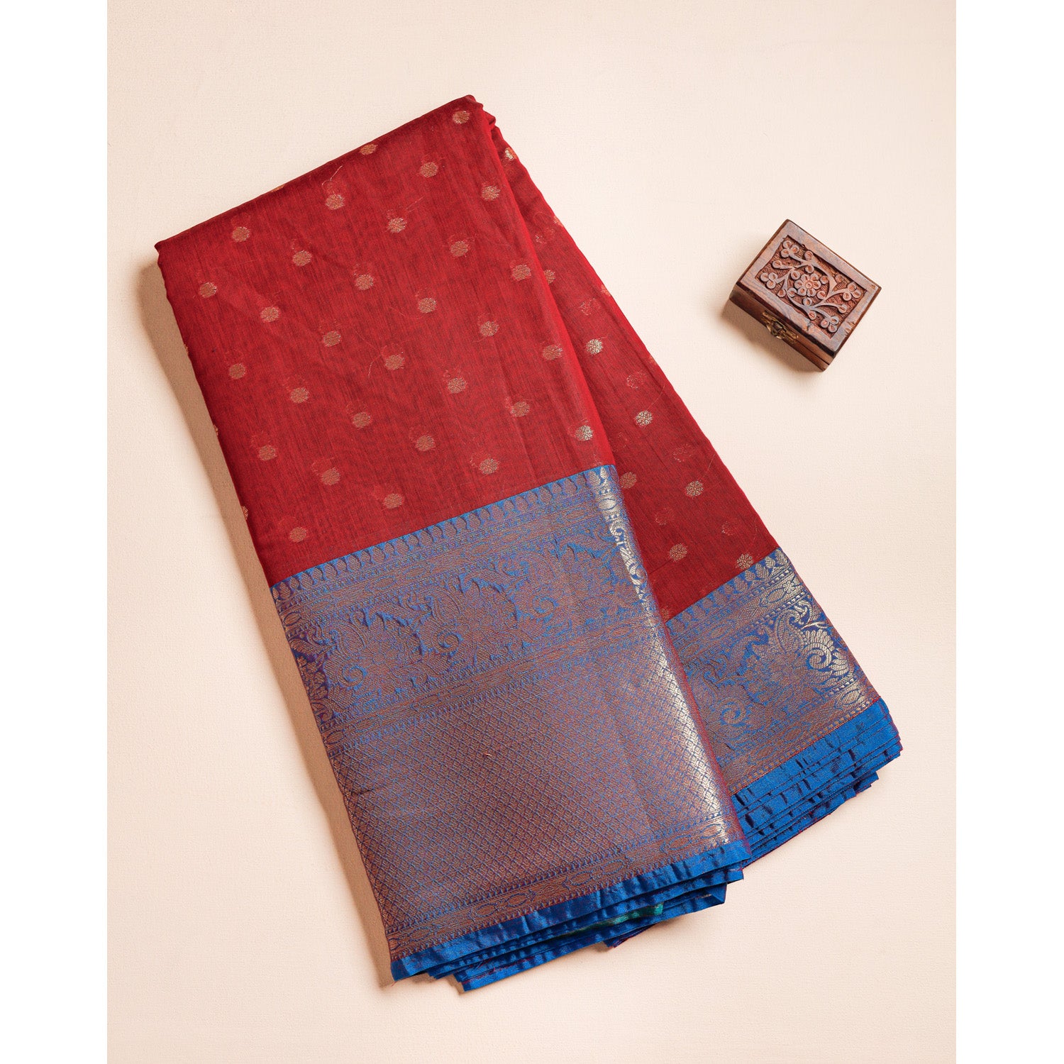 NARAYANPET COTTON SILK BORDER FABRIC