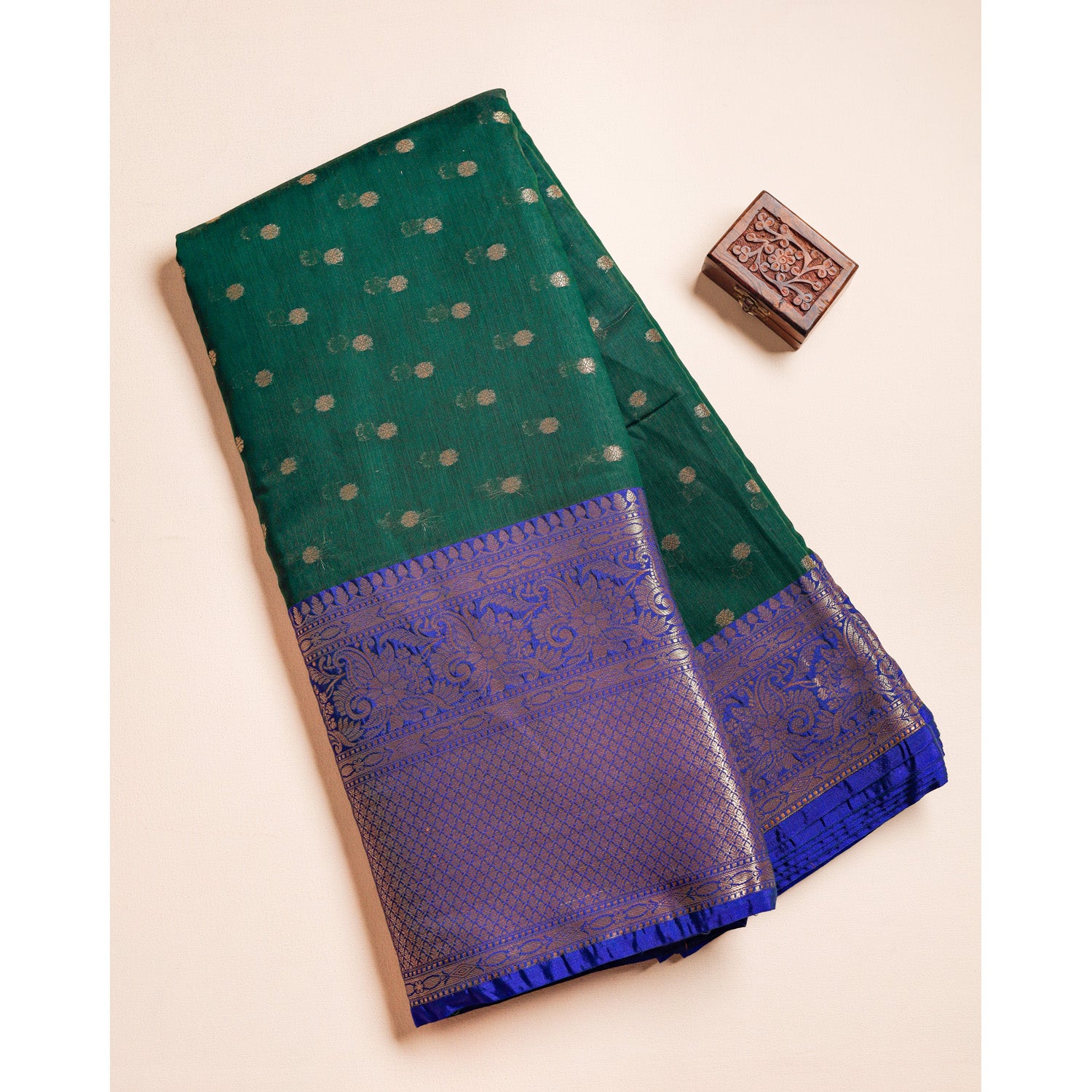 NARAYANPET COTTON SILK BORDER FABRIC