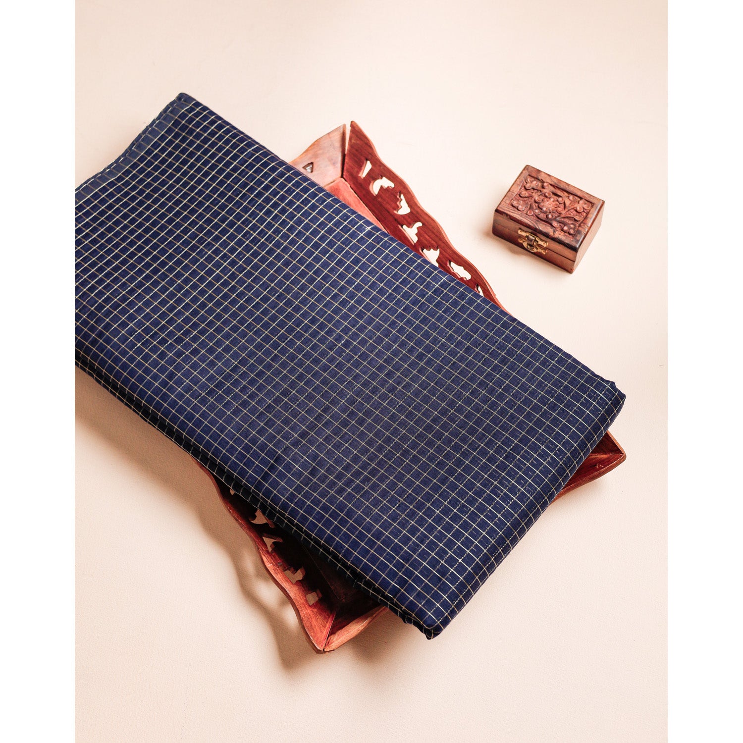 COTTON SILK ZARI FABRIC