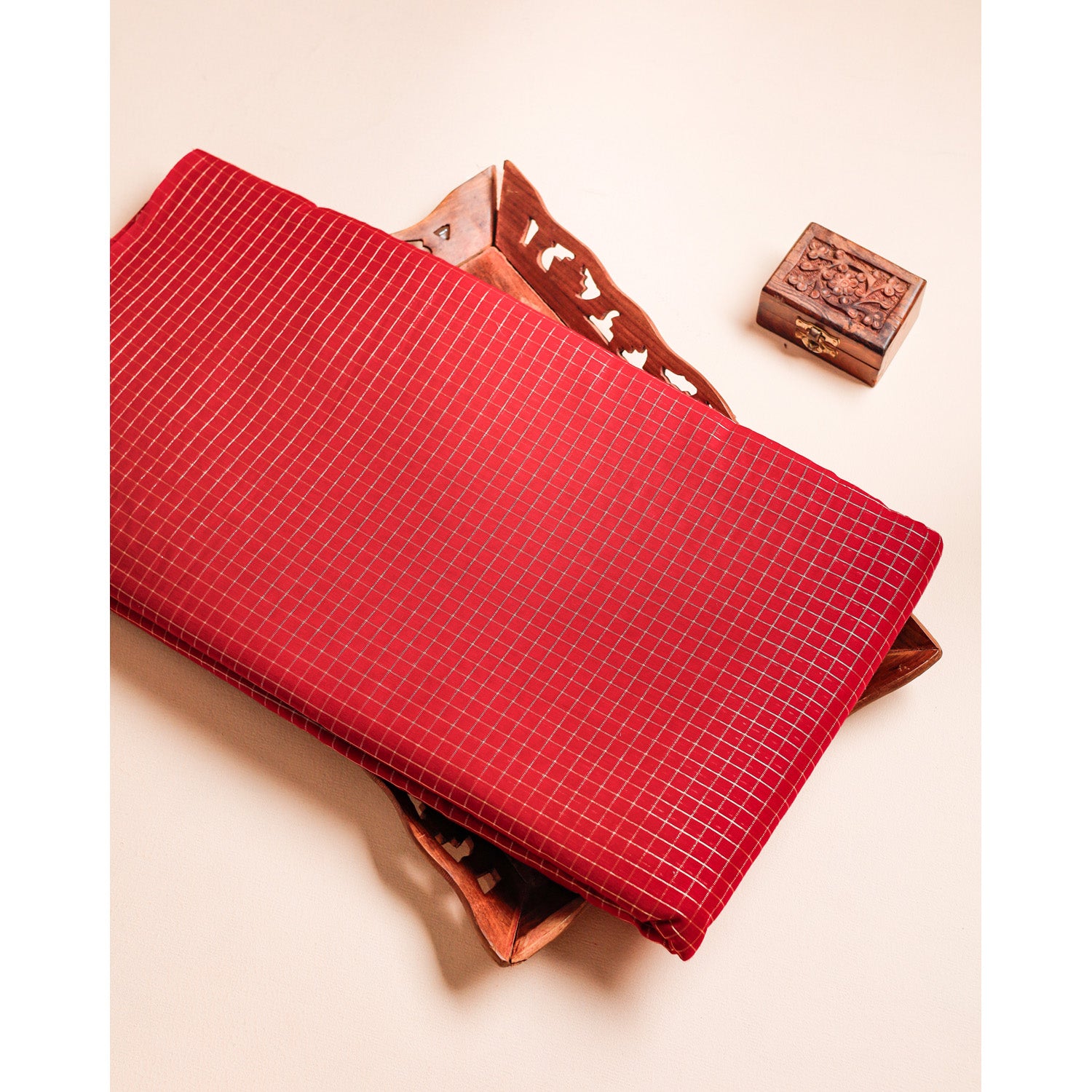 COTTON SILK ZARI FABRIC