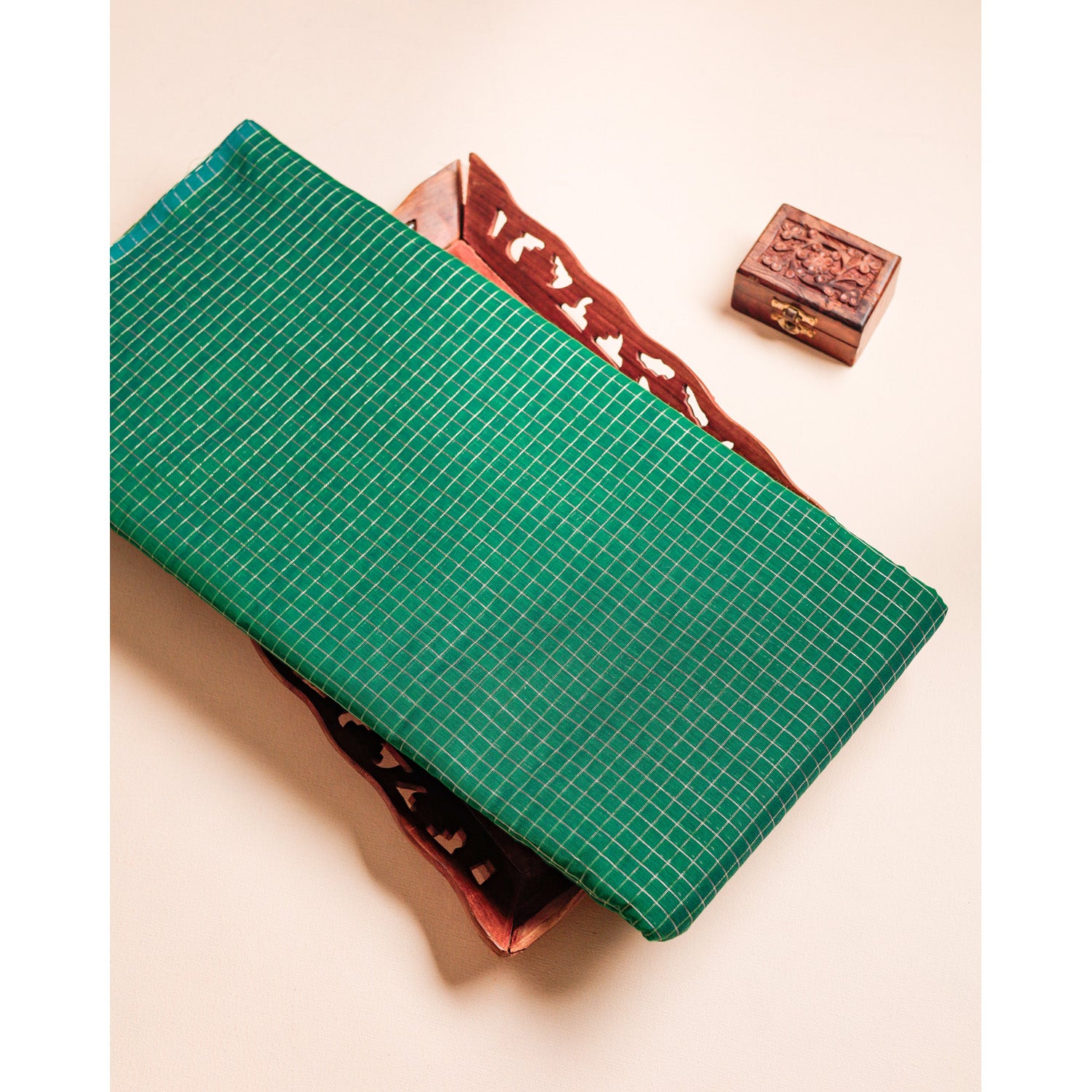 COTTON SILK ZARI FABRIC