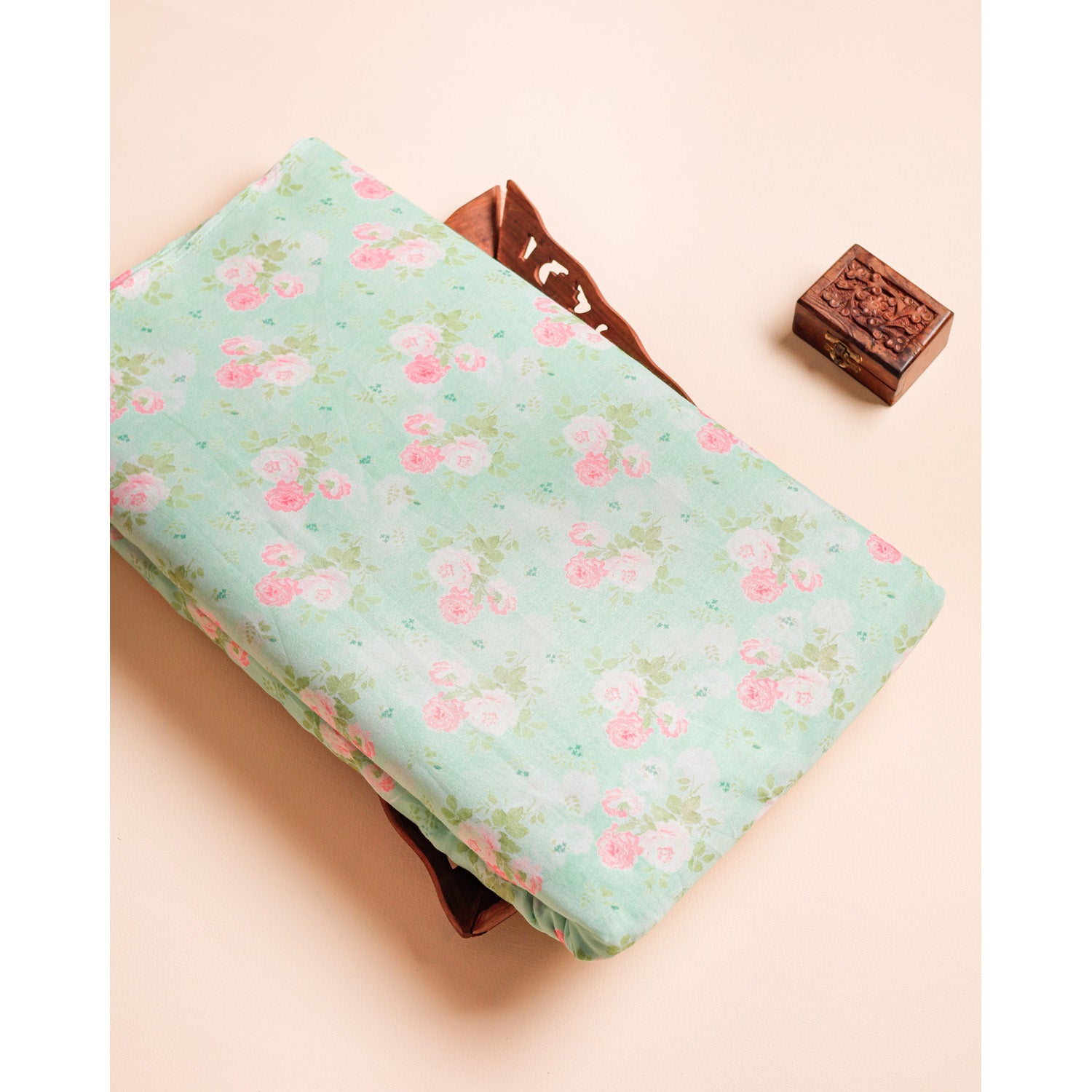 PURE COTTON MUL PRINTED FABRIC