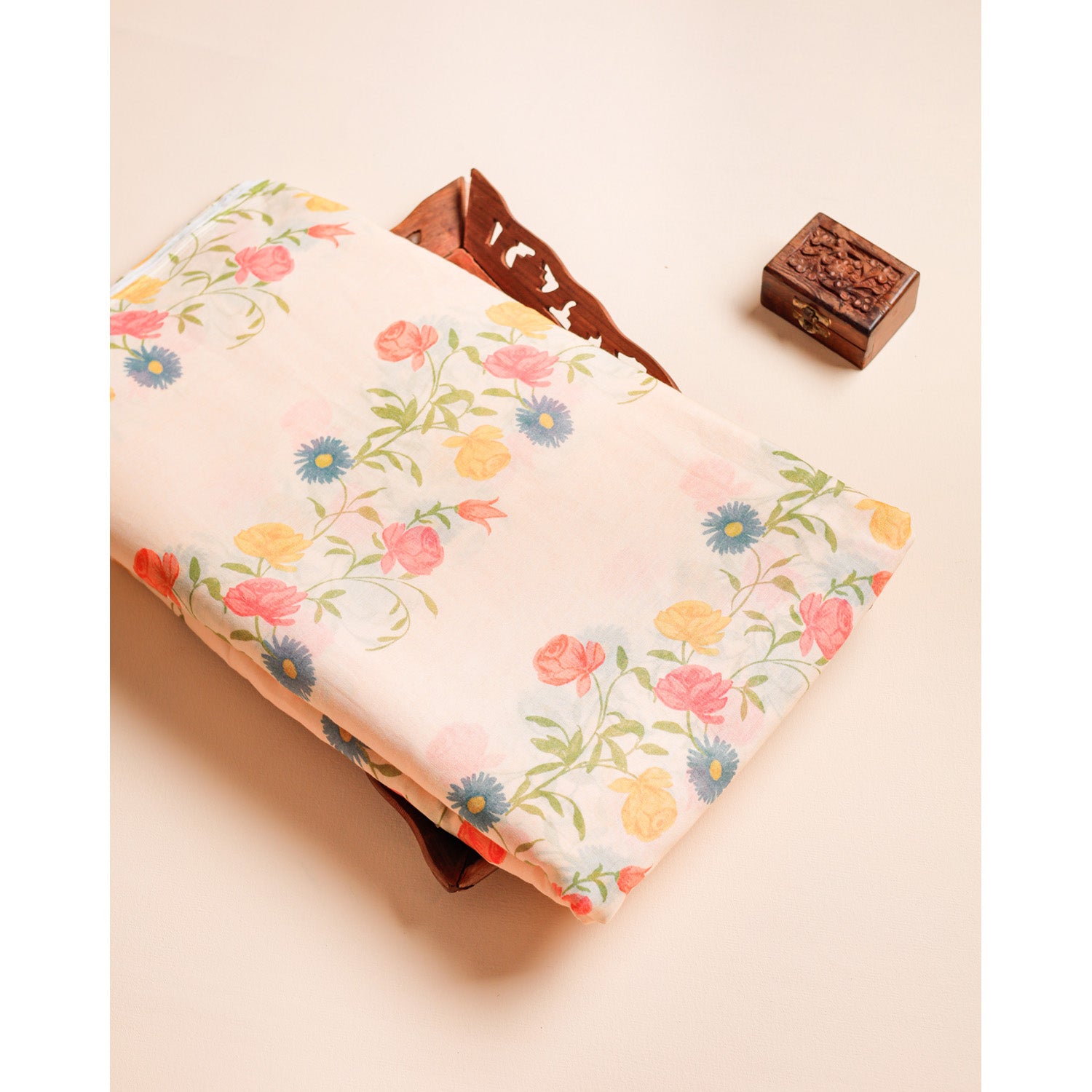 PURE COTTON MUL PRINTED FABRIC