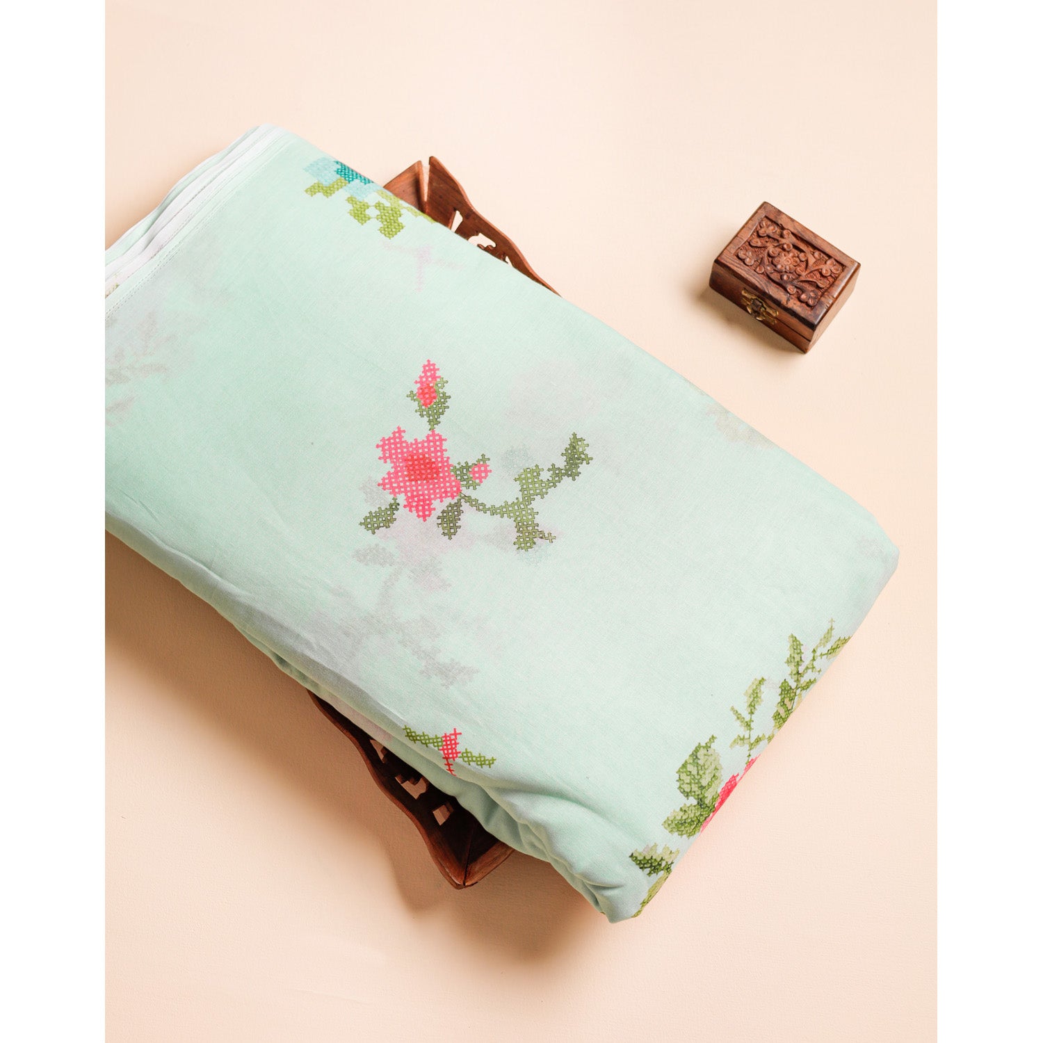 PURE COTTON MUL PRINTED FABRIC