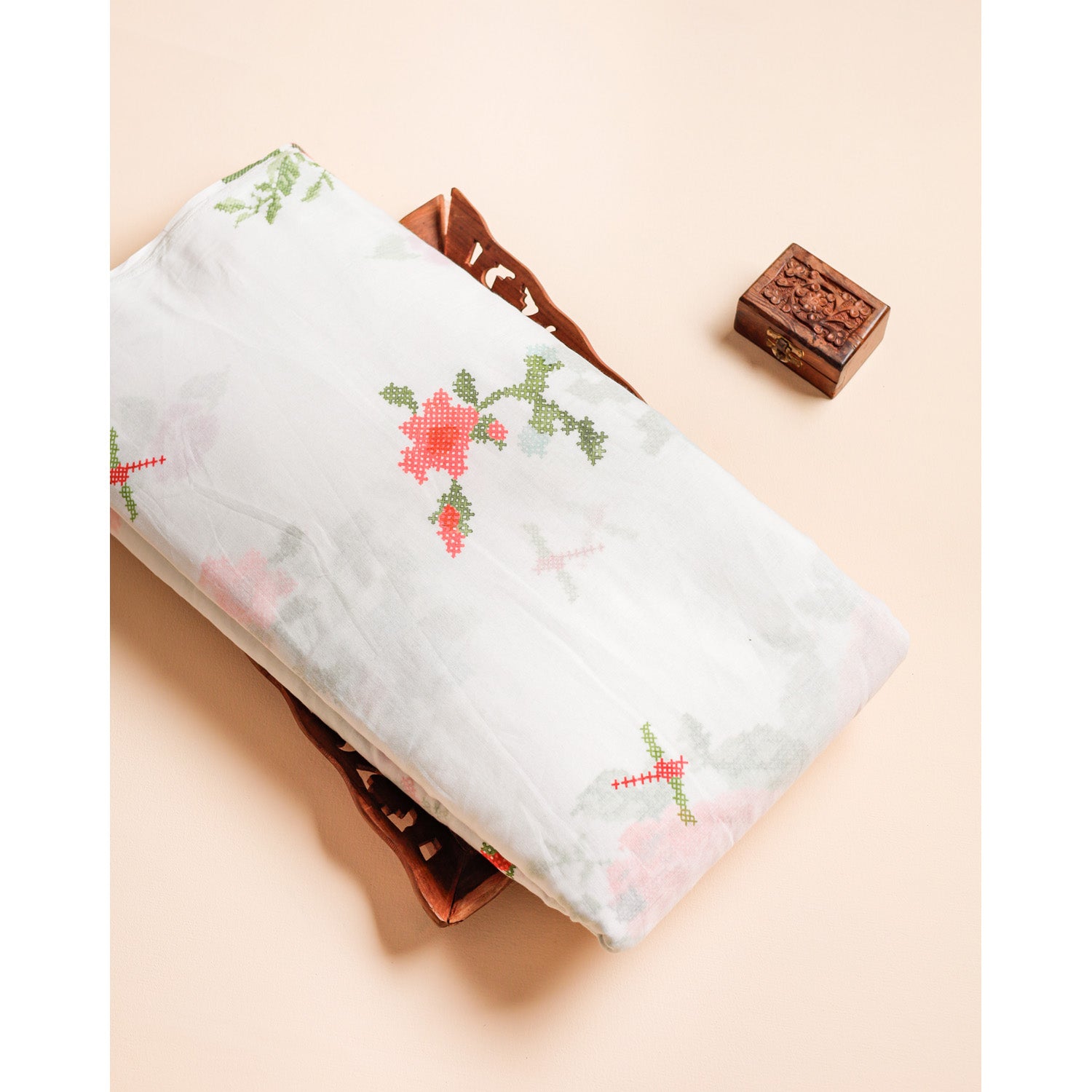 PURE COTTON MUL PRINTED FABRIC