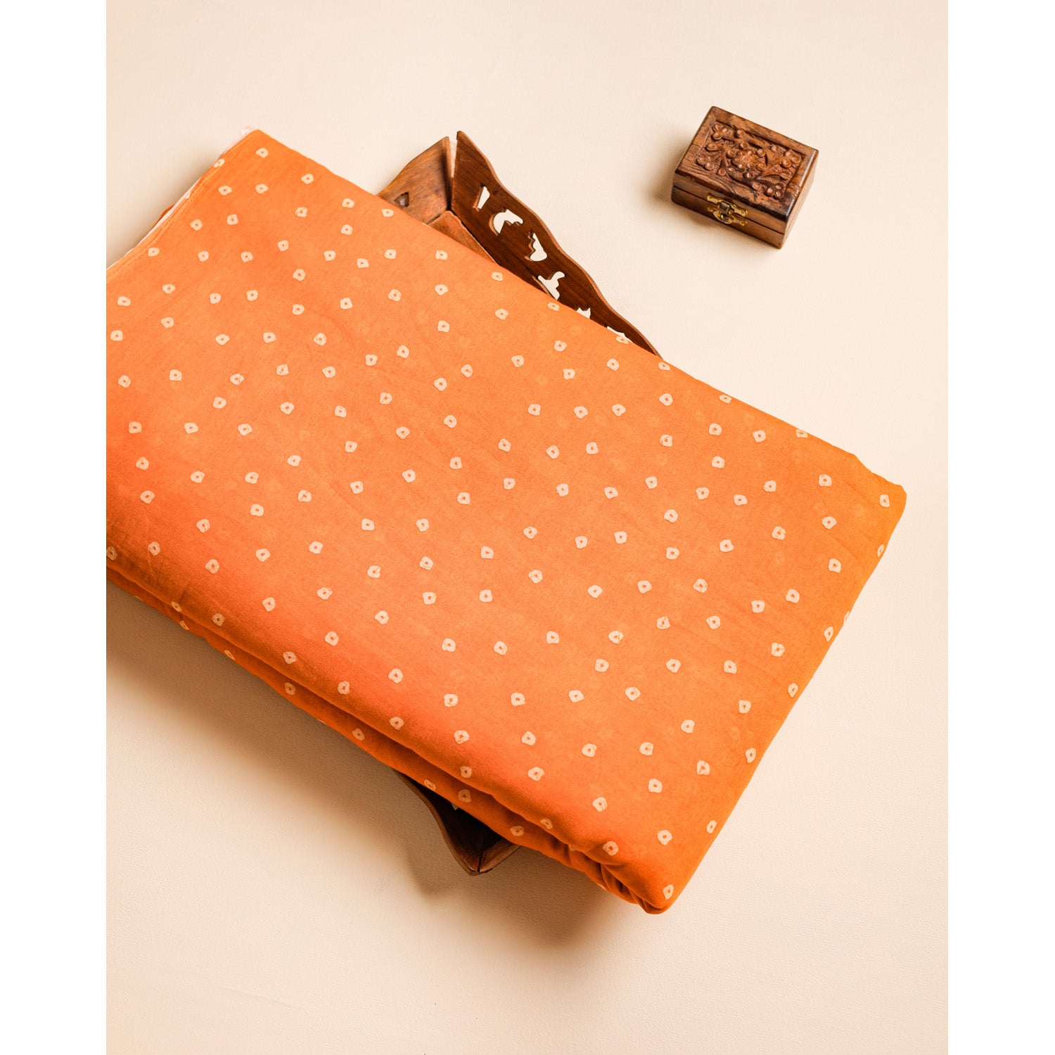 SEMI MUL CHANDERI PRINTED FABRIC