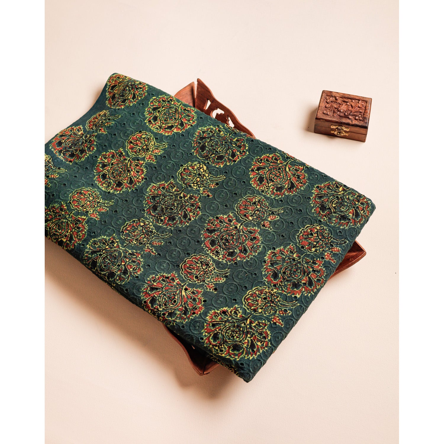 PURE AJRAKH COTTON HAKOBA FABRIC