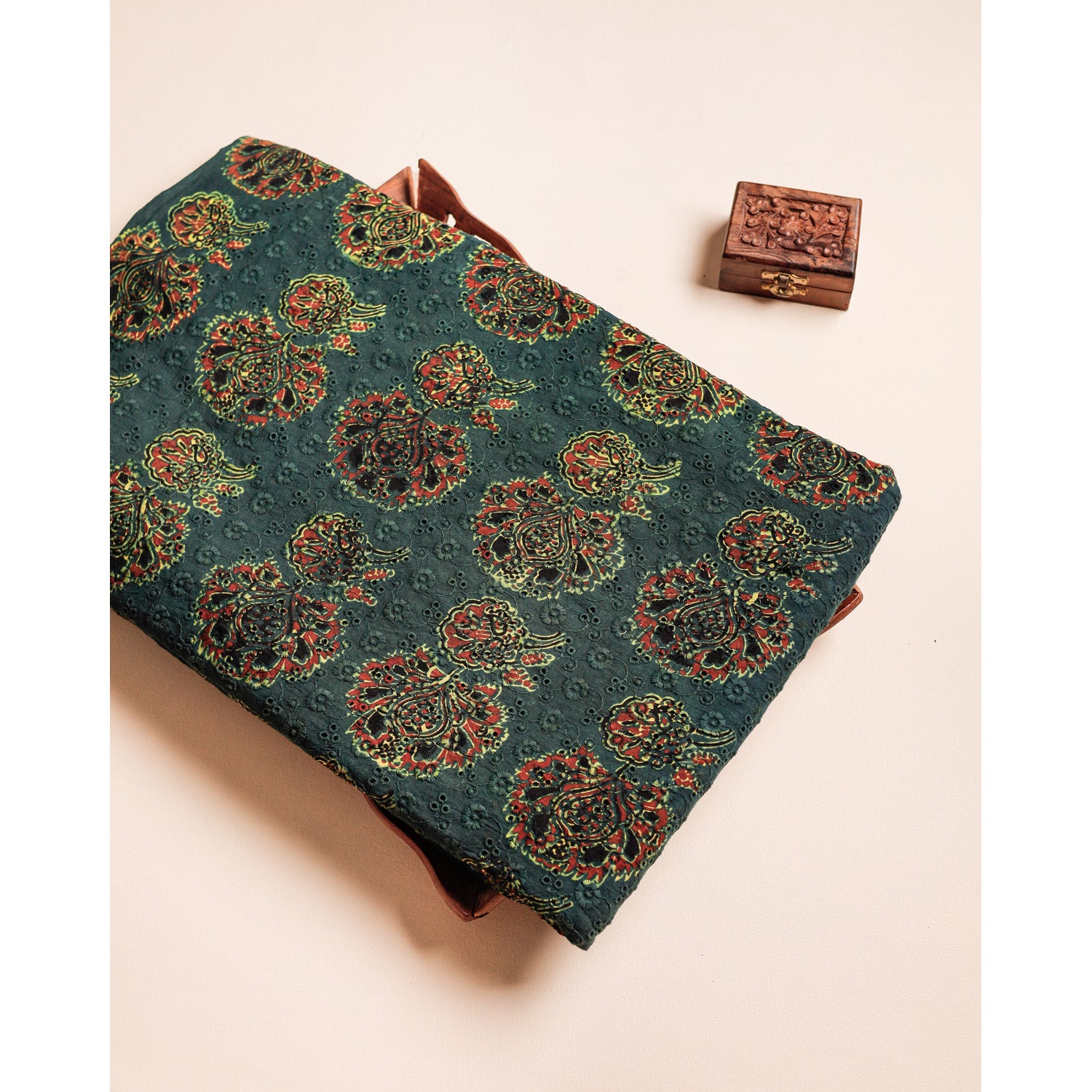 PURE AJRAKH COTTON HAKOBA FABRIC