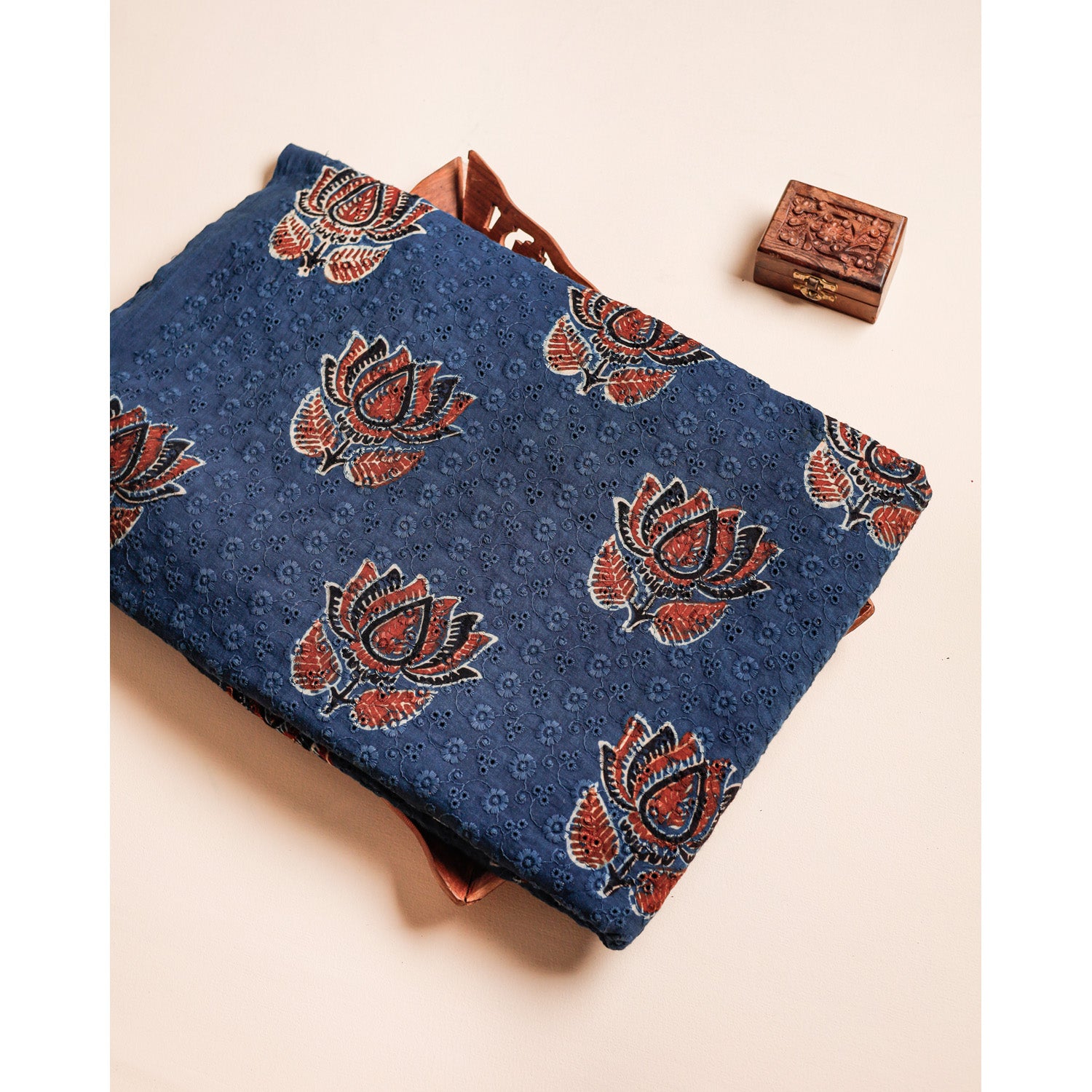 PURE AJRAKH COTTON HAKOBA FABRIC