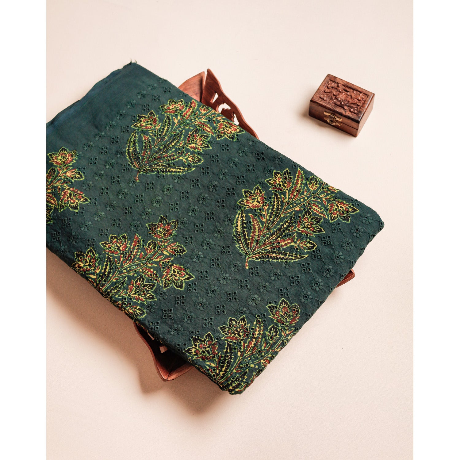 PURE AJRAKH COTTON HAKOBA FABRIC