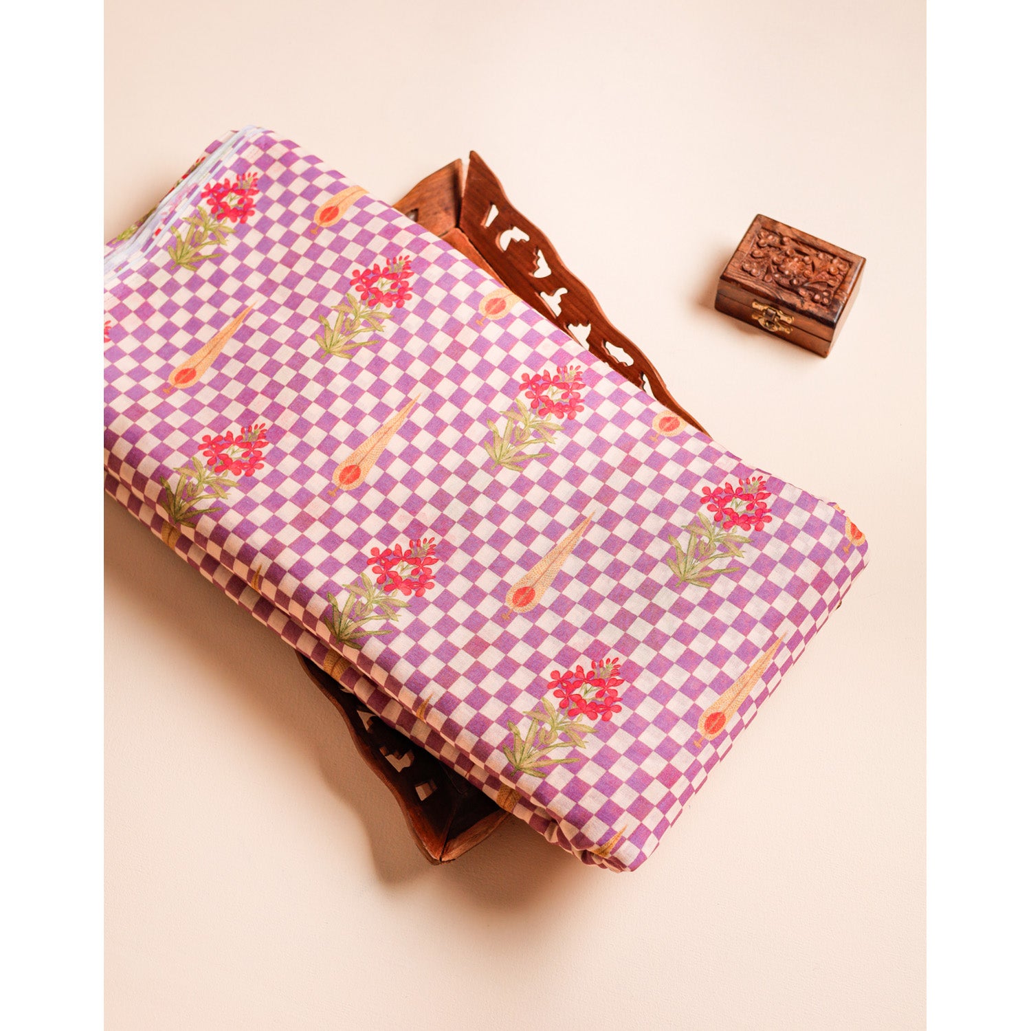 PURE COTTON MUL PRINTED FABRIC